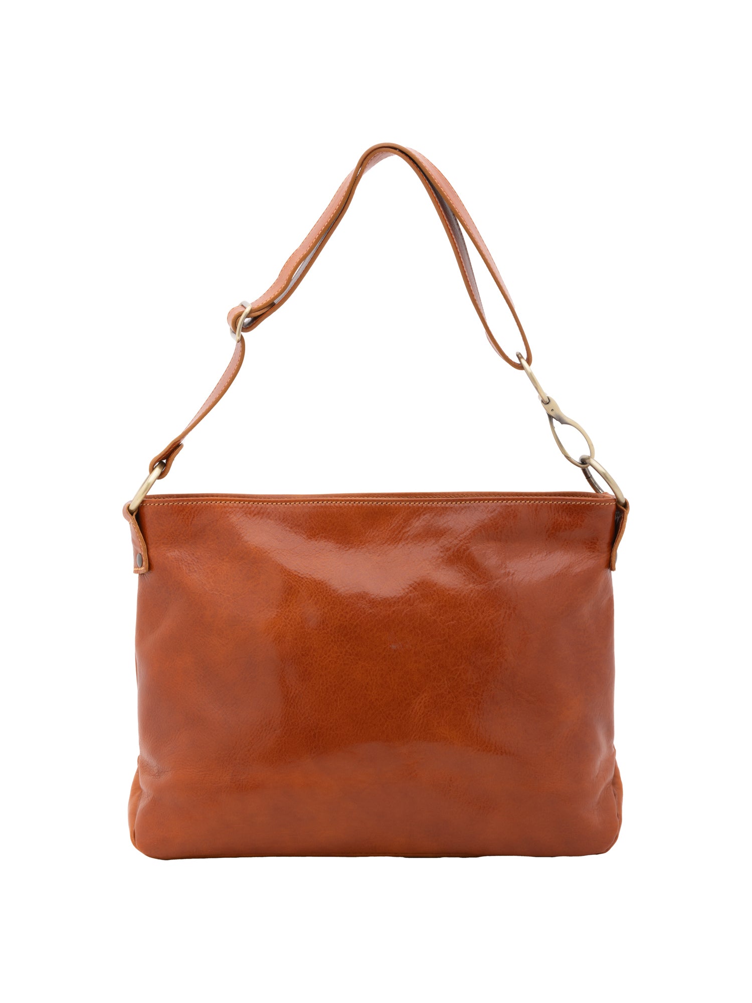 Shoulder Bag I Fratelli Women Genuine leather -Cognac Cognac