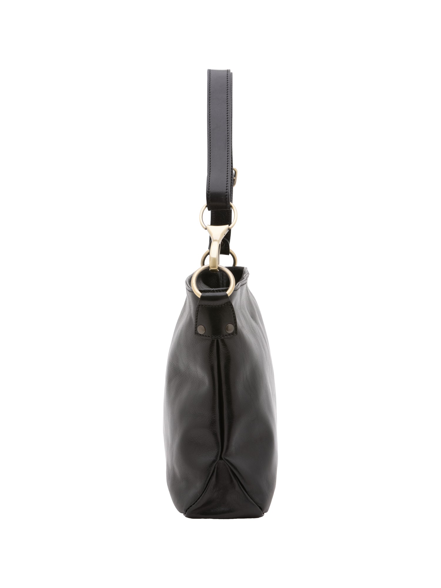 Shoulder Bag I Fratelli Women Genuine leather -Cognac Nero