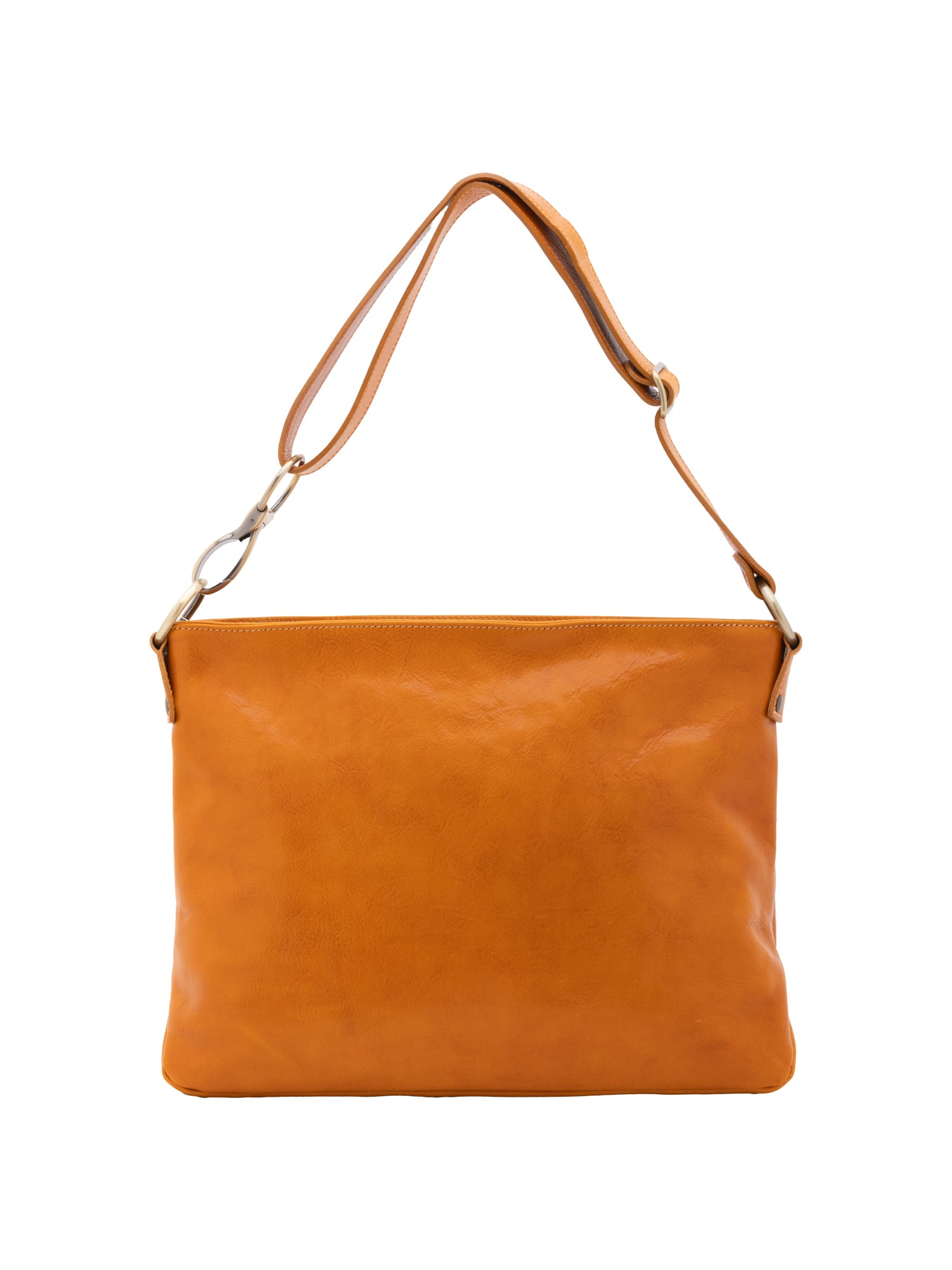 Shoulder Bag I Fratelli Women Genuine leather -Cognac Senape