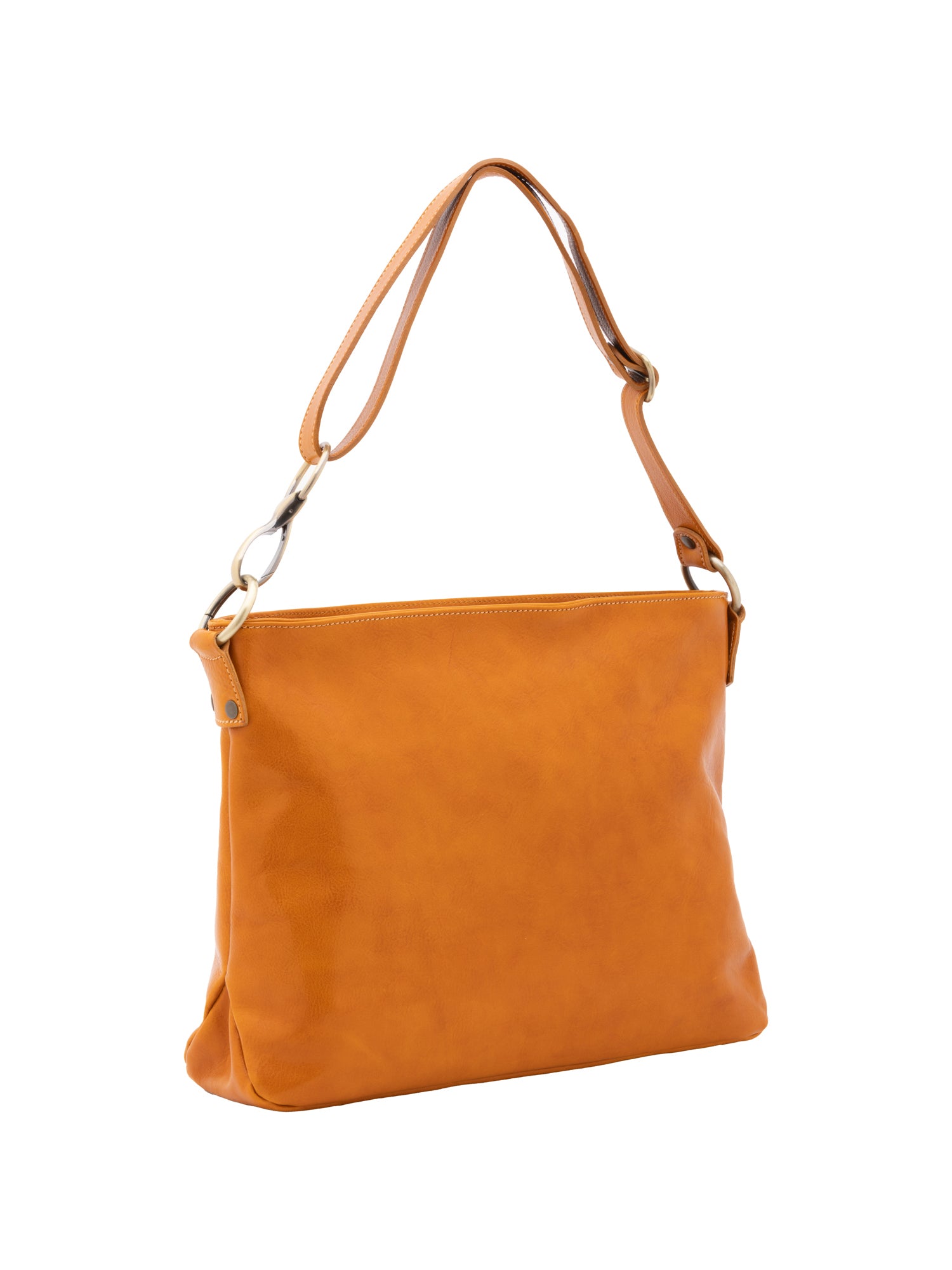 Shoulder Bag I Fratelli Women Genuine leather -Cognac Senape