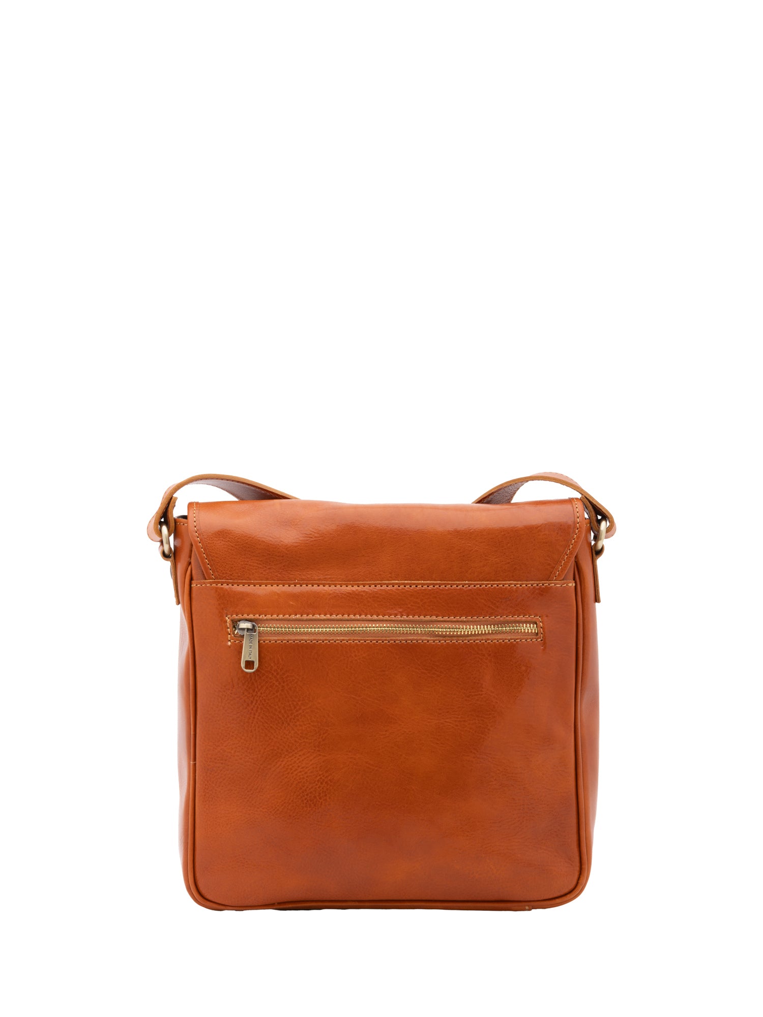 Crossbody bag I Fratelli Men Genuine leather -Cognac Cognac
