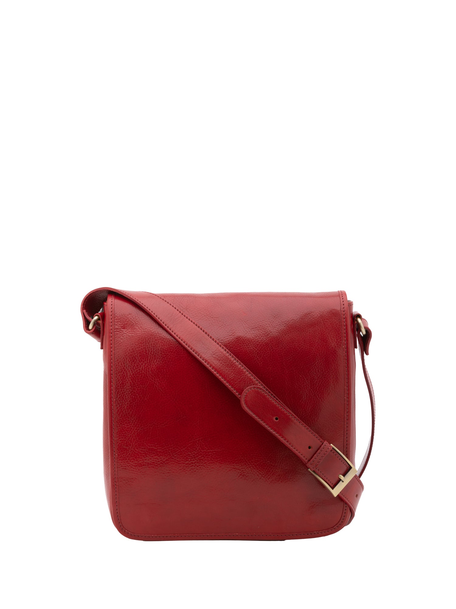 Crossbody bag I Fratelli Men Genuine leather -Cognac Rosso