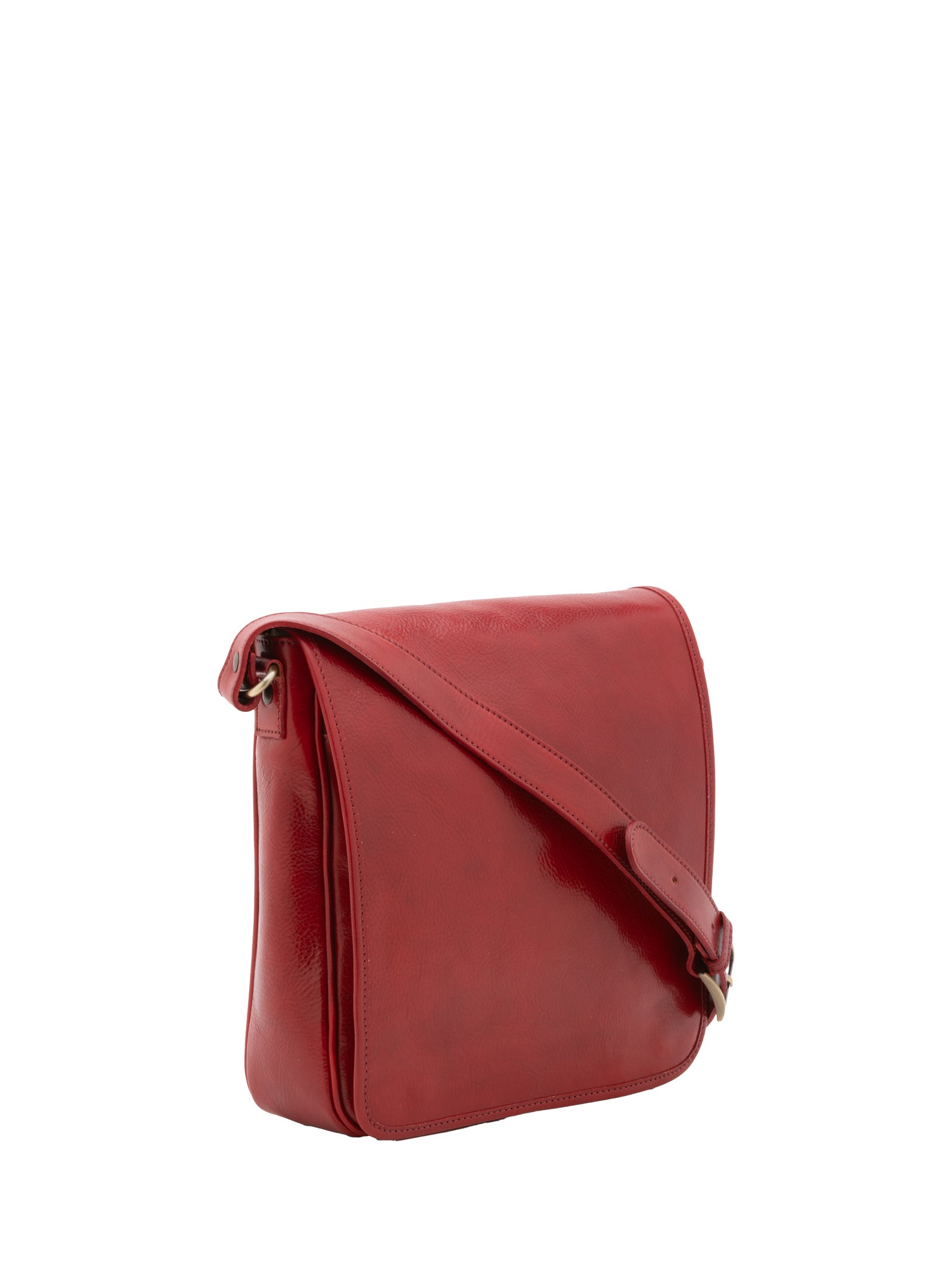 Crossbody bag I Fratelli Men Genuine leather -Cognac Rosso