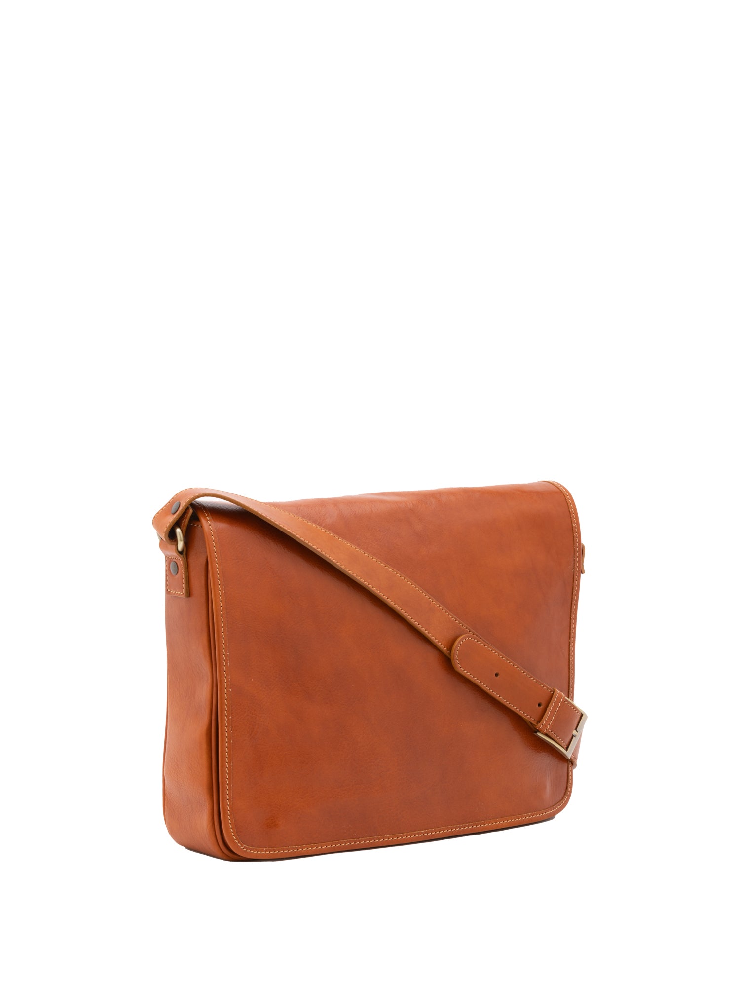 Crossbody bag I Fratelli Men Genuine leather -Tmoro Cognac