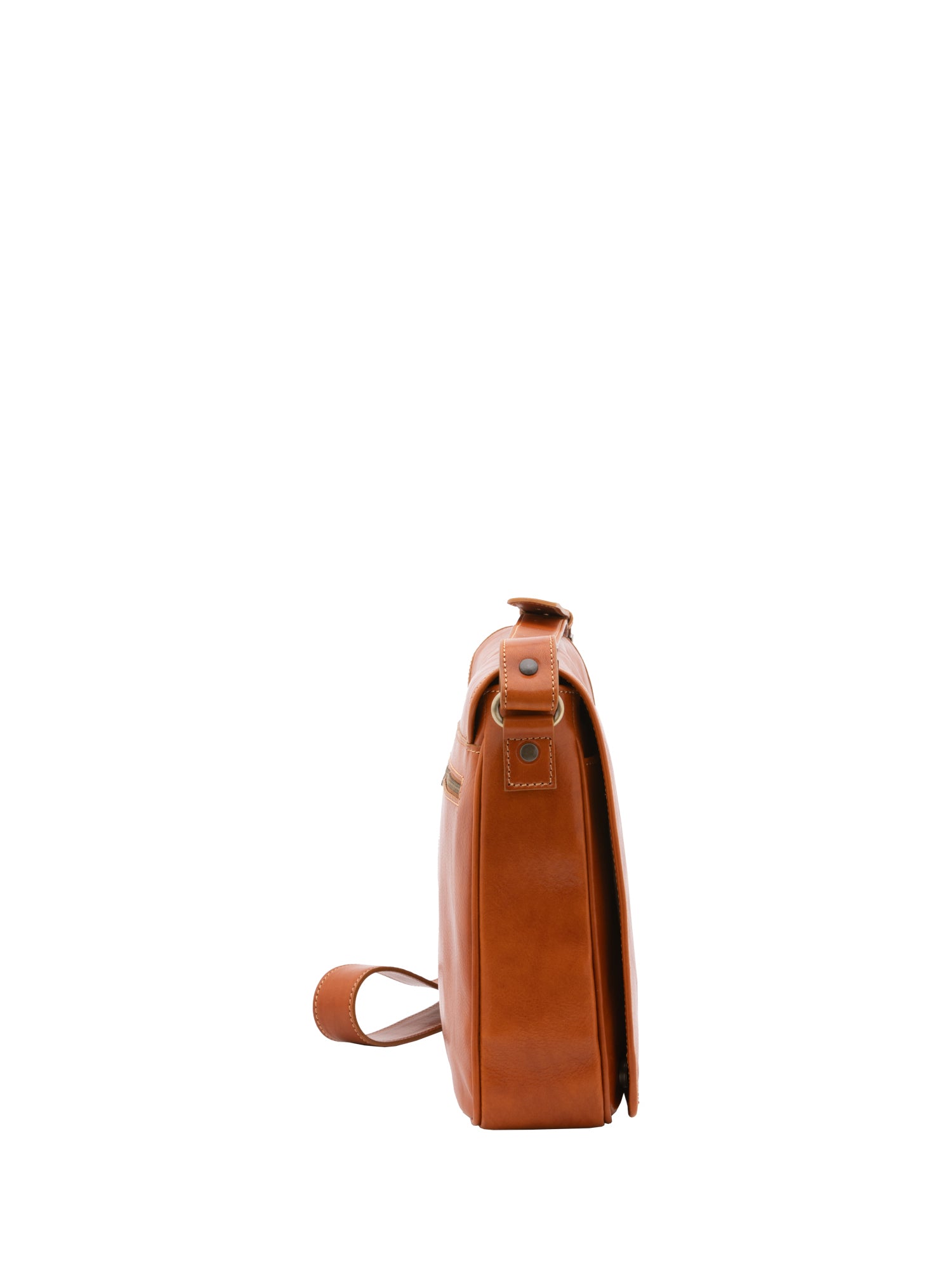 Crossbody bag I Fratelli Men Genuine leather -Tmoro Cognac
