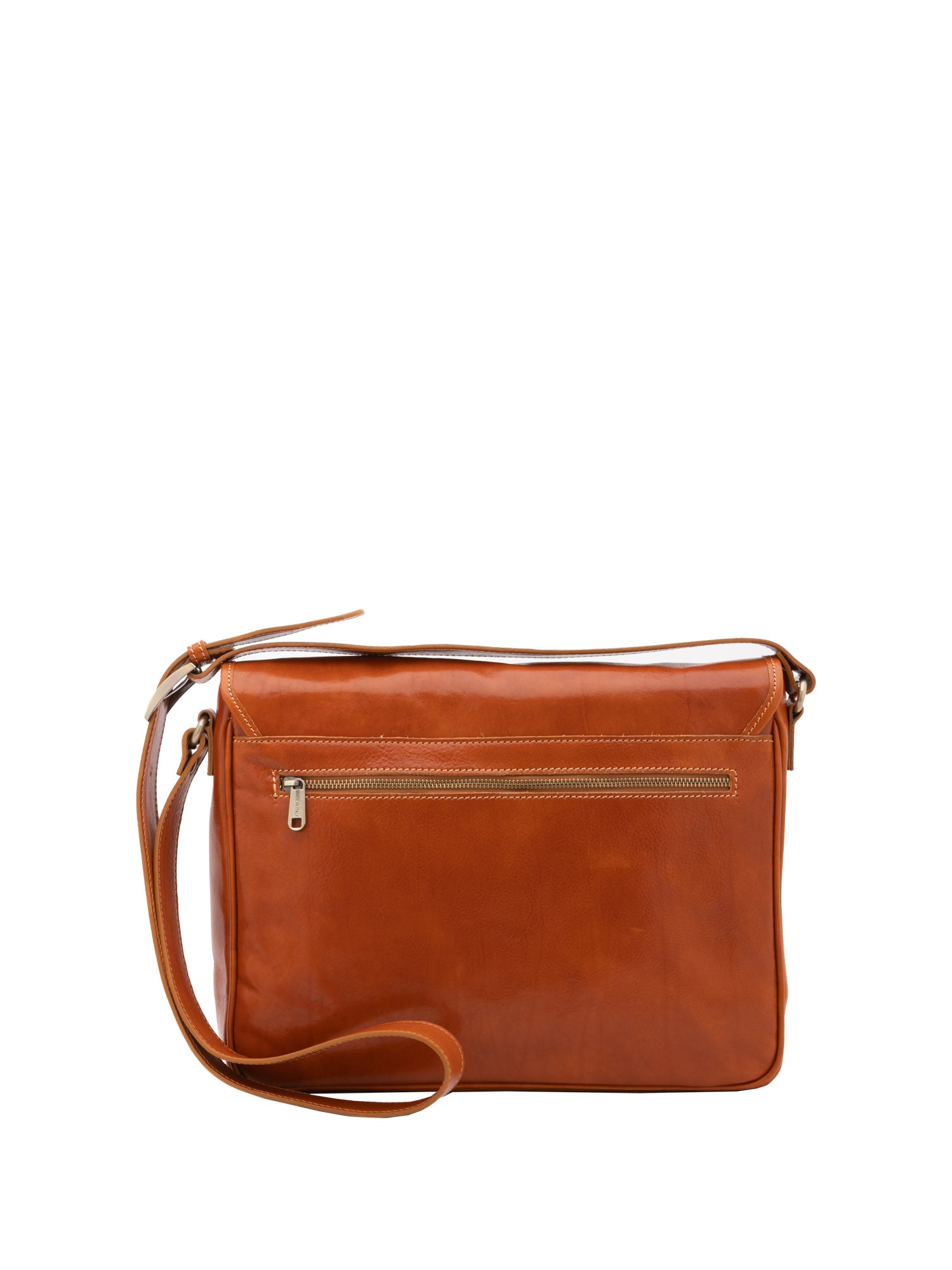 Crossbody bag I Fratelli Men Genuine leather -Tmoro Cognac