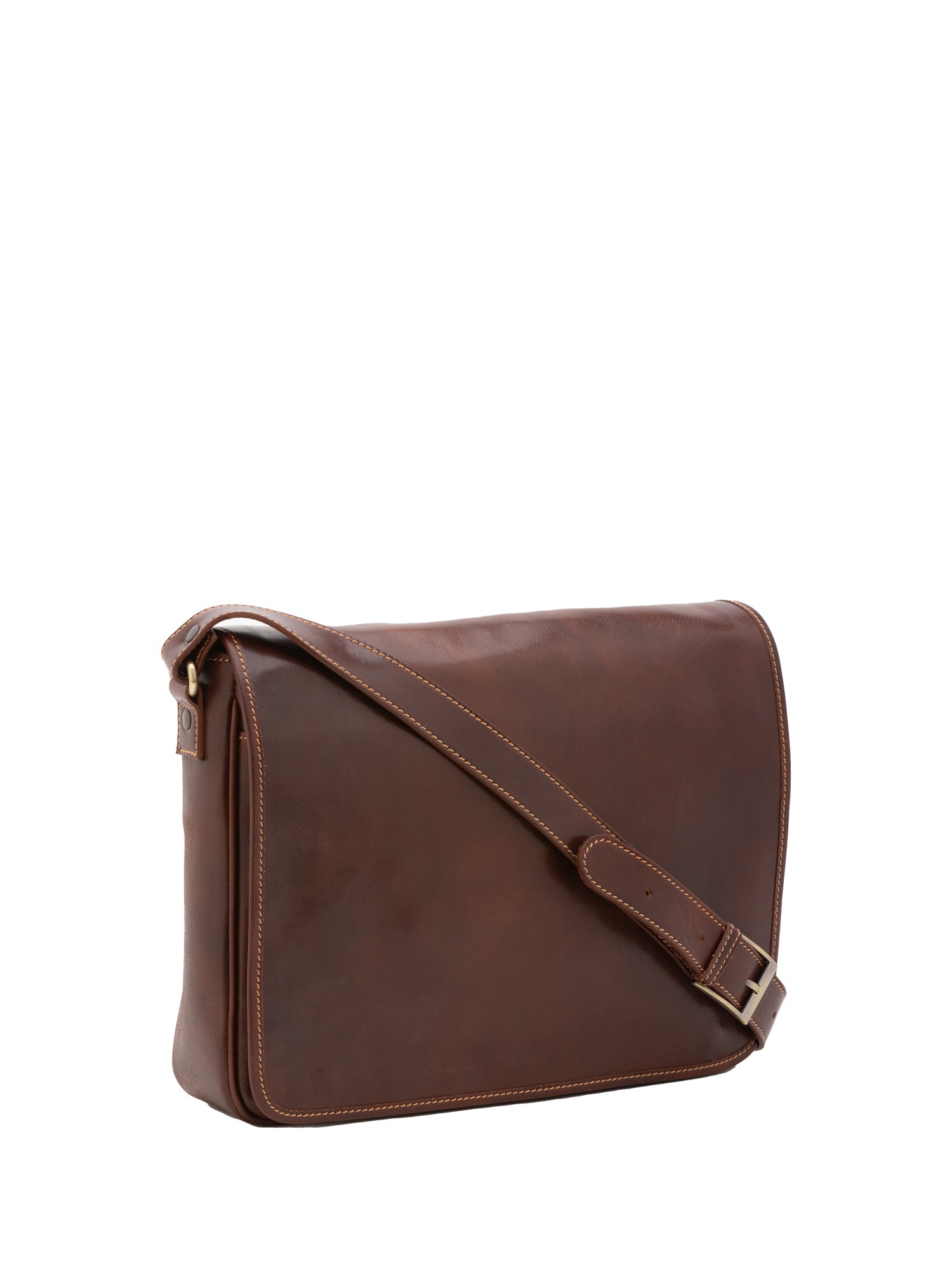 Crossbody bag I Fratelli Men Genuine leather -Tmoro Marrone