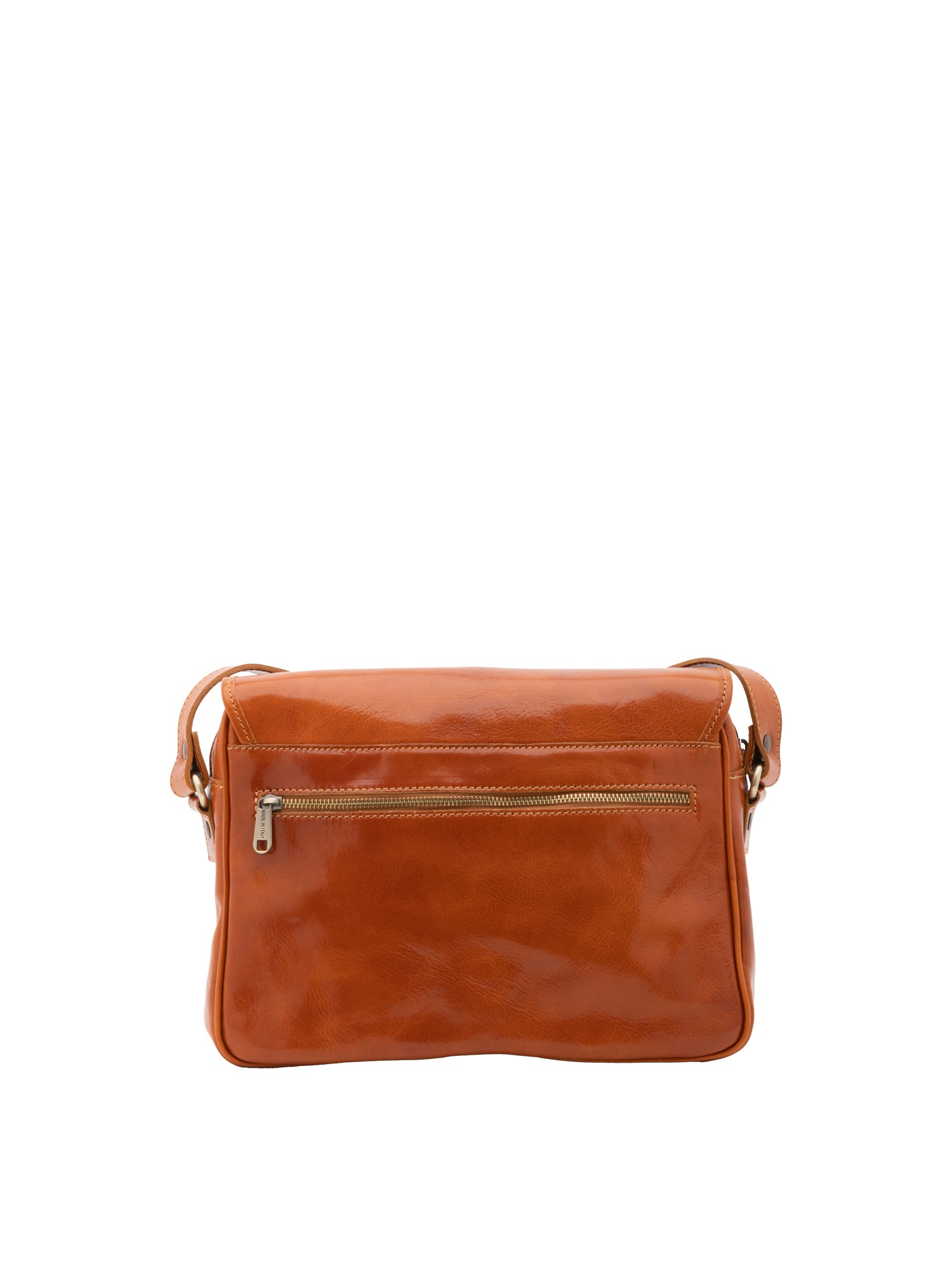 Crossbody bag I Fratelli Women Genuine leather -Tmoro Cognac
