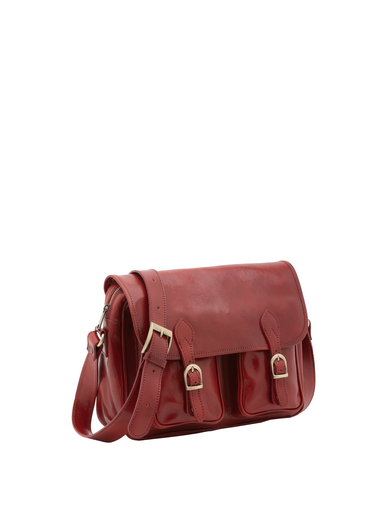 Crossbody bag I Fratelli Women Genuine leather -Tmoro Rosso