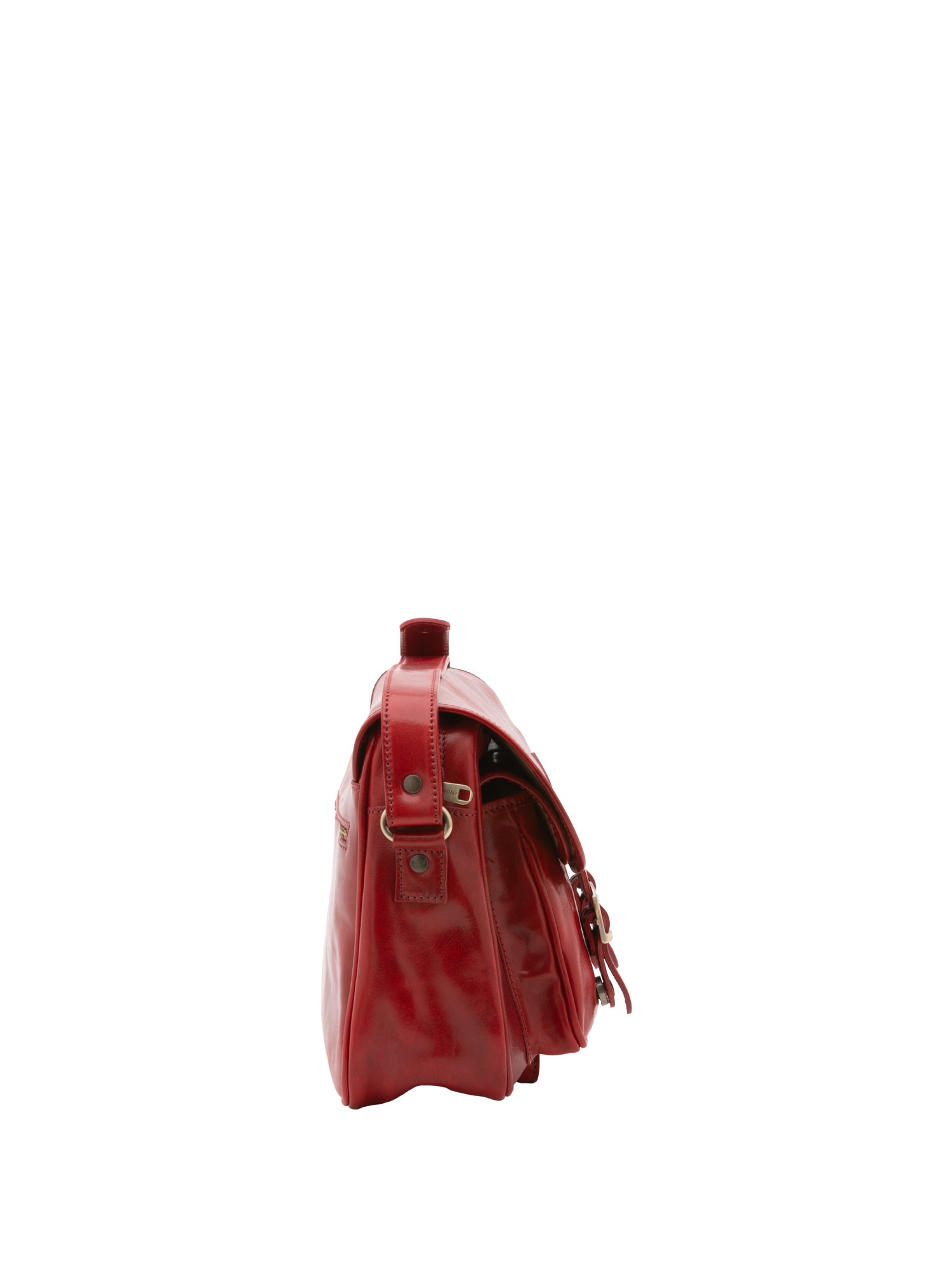 Crossbody bag I Fratelli Women Genuine leather -Tmoro Rosso