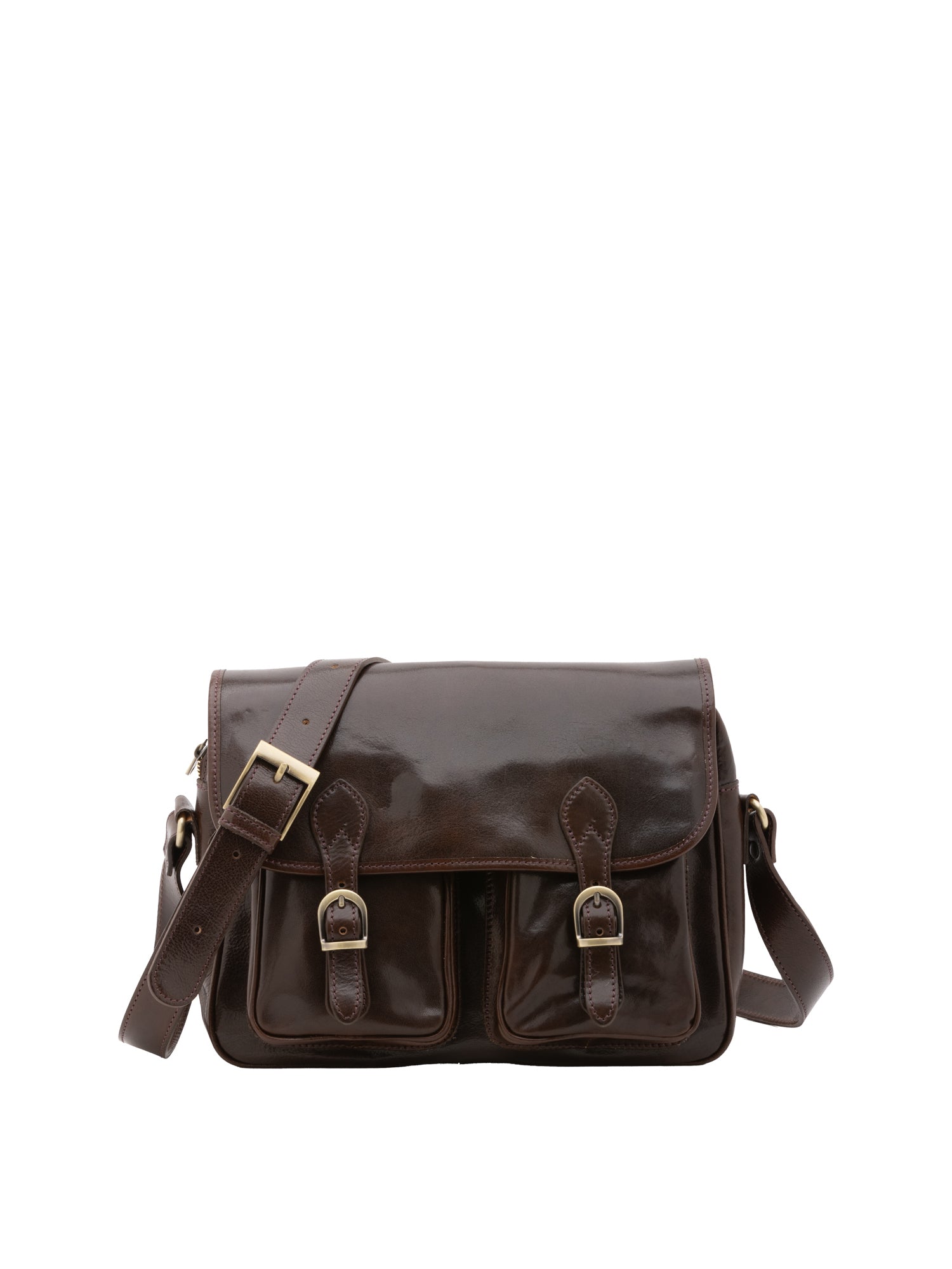Crossbody bag I Fratelli Women Genuine leather -Tmoro Testa di moro