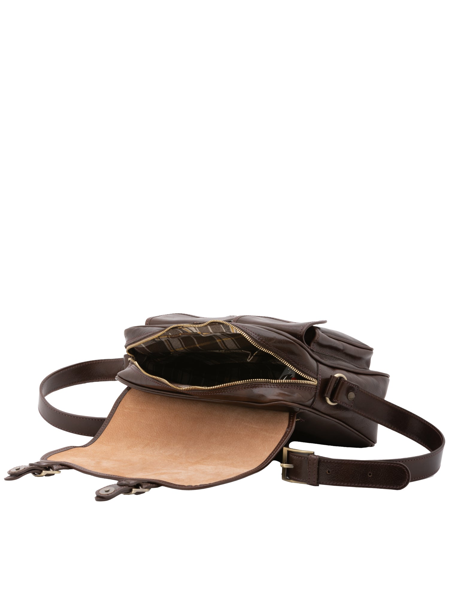 Crossbody bag I Fratelli Women Genuine leather -Tmoro Testa di moro