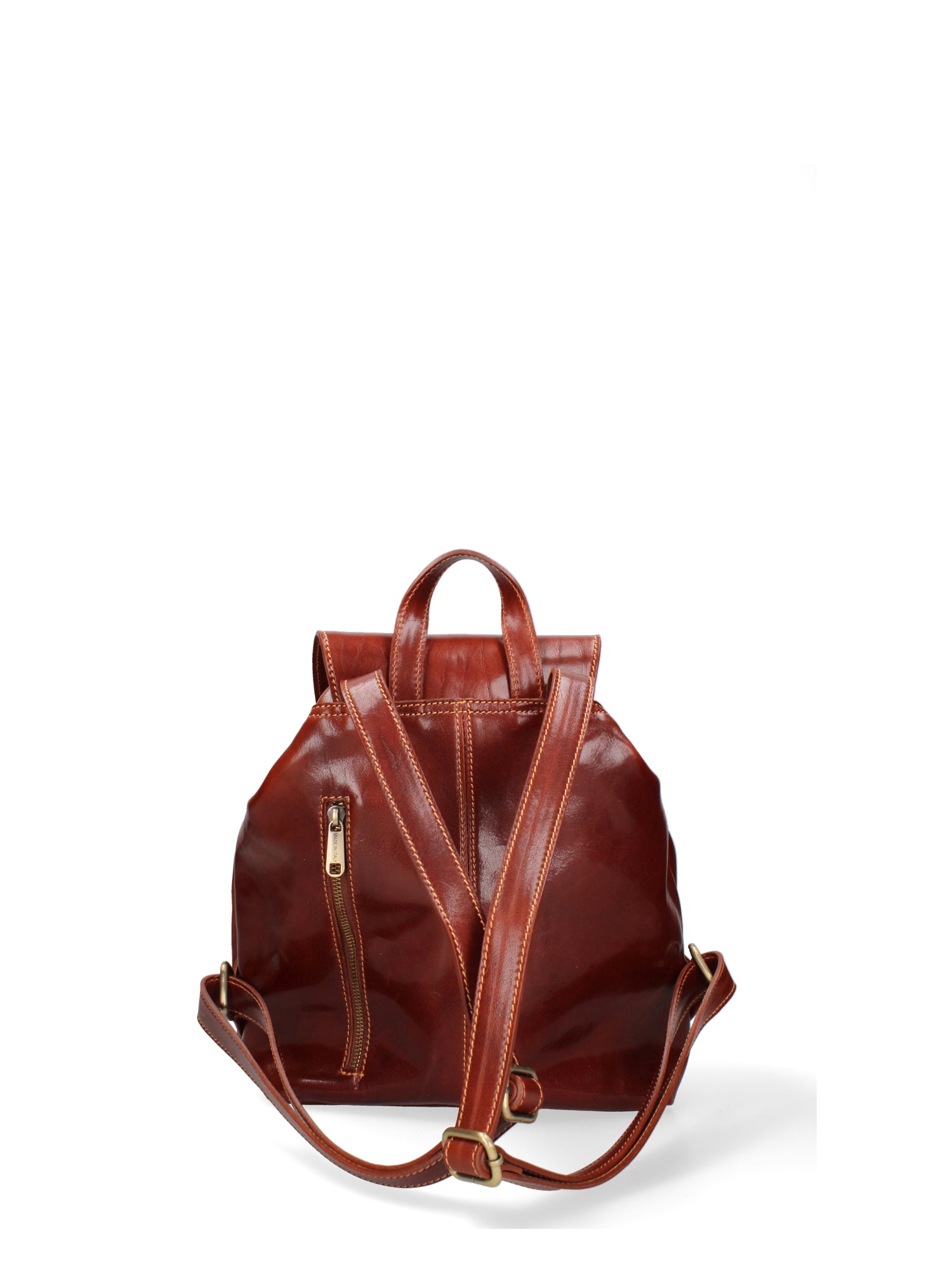 Shoulder Bag I Fratelli Women Genuine leather -Nero Marrone