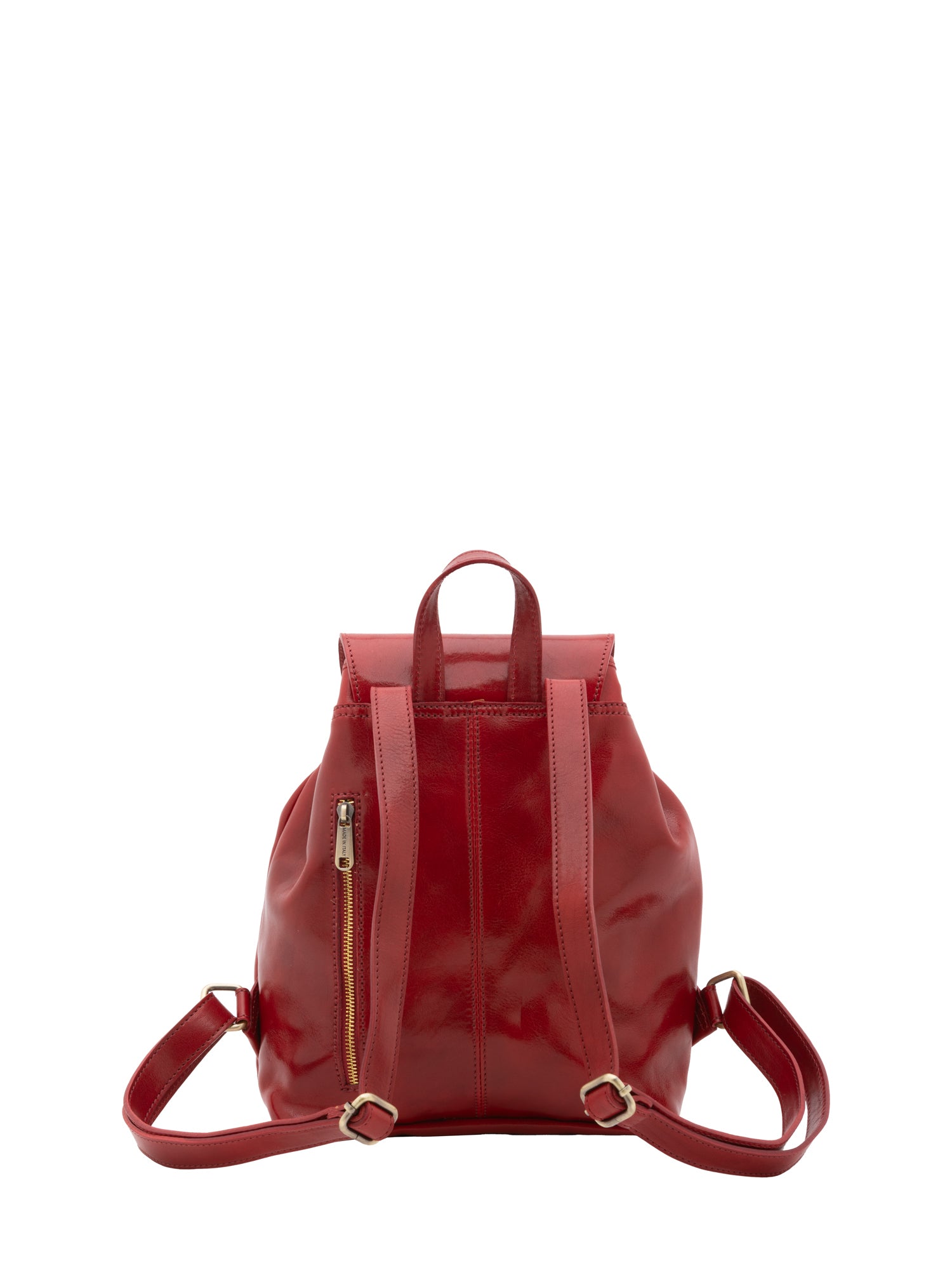 Shoulder Bag I Fratelli Women Genuine leather -Nero Rosso