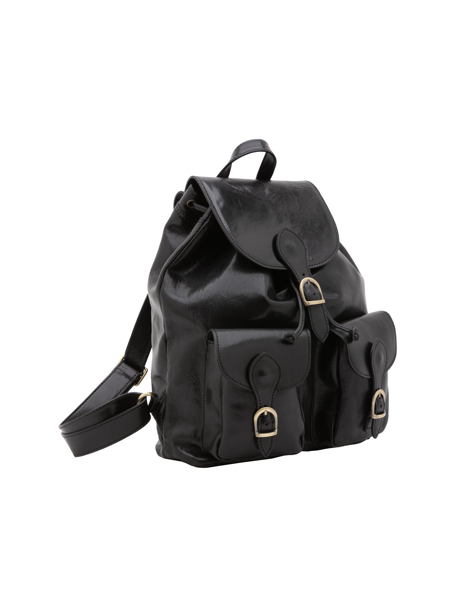 Shoulder Bag I Fratelli Women Genuine leather -Tmoro Nero