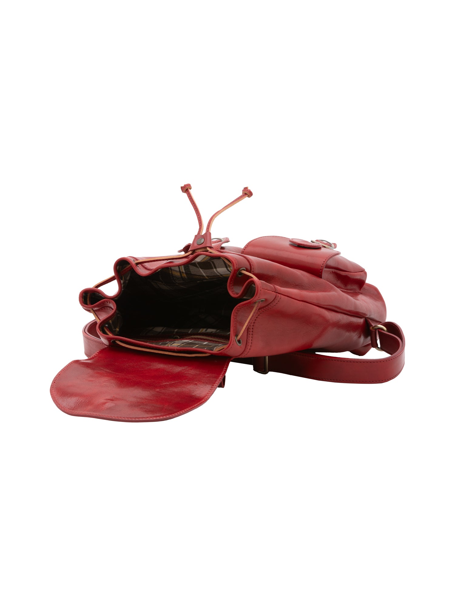 Shoulder Bag I Fratelli Women Genuine leather -Tmoro Rosso