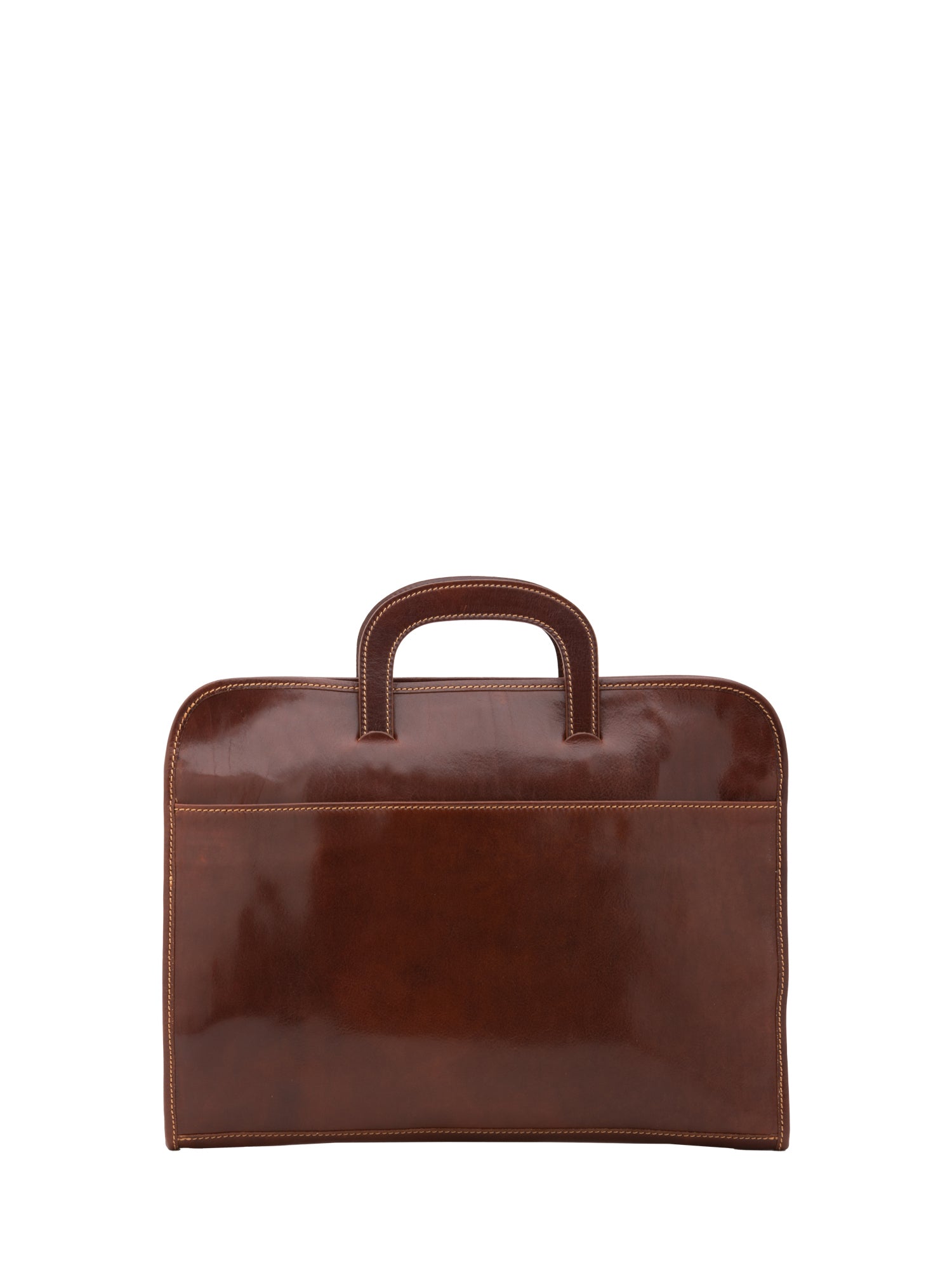Briefcase I Fratelli Men Genuine leather -Marrone Marrone