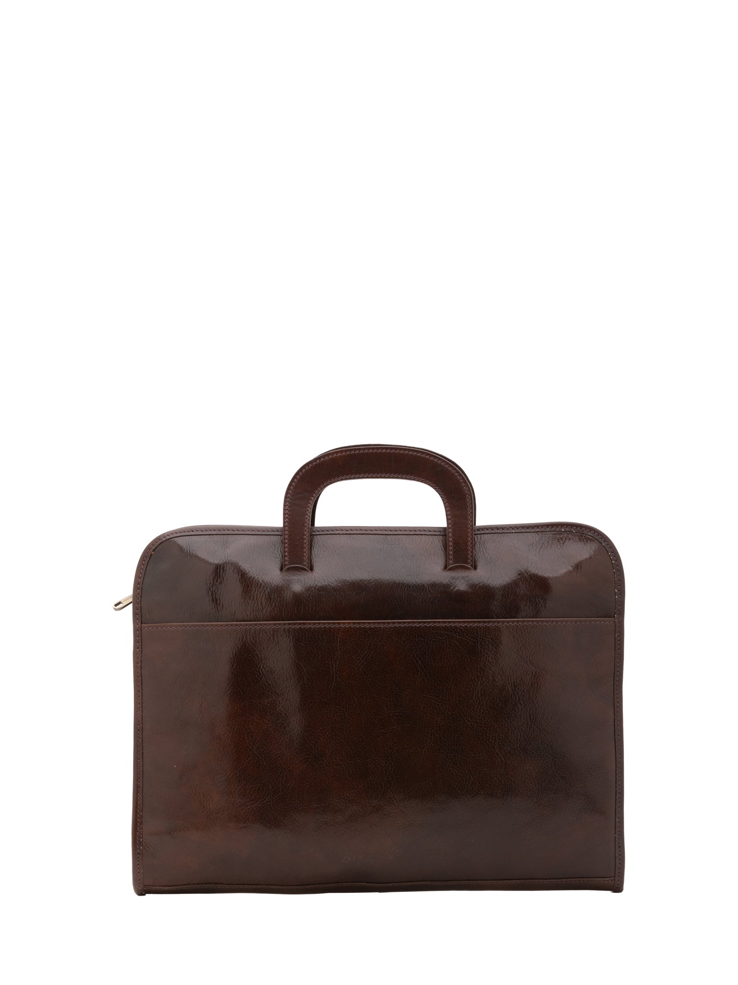 Briefcase I Fratelli Men Genuine leather -Marrone Testa di moro