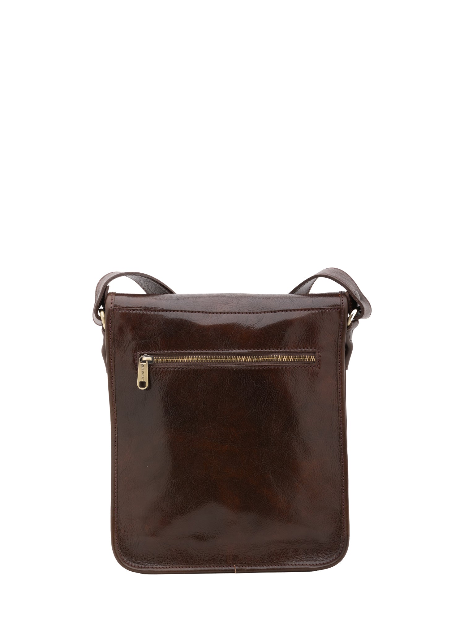 Crossbody bag I Fratelli Men Genuine leather -Marrone Testa di moro