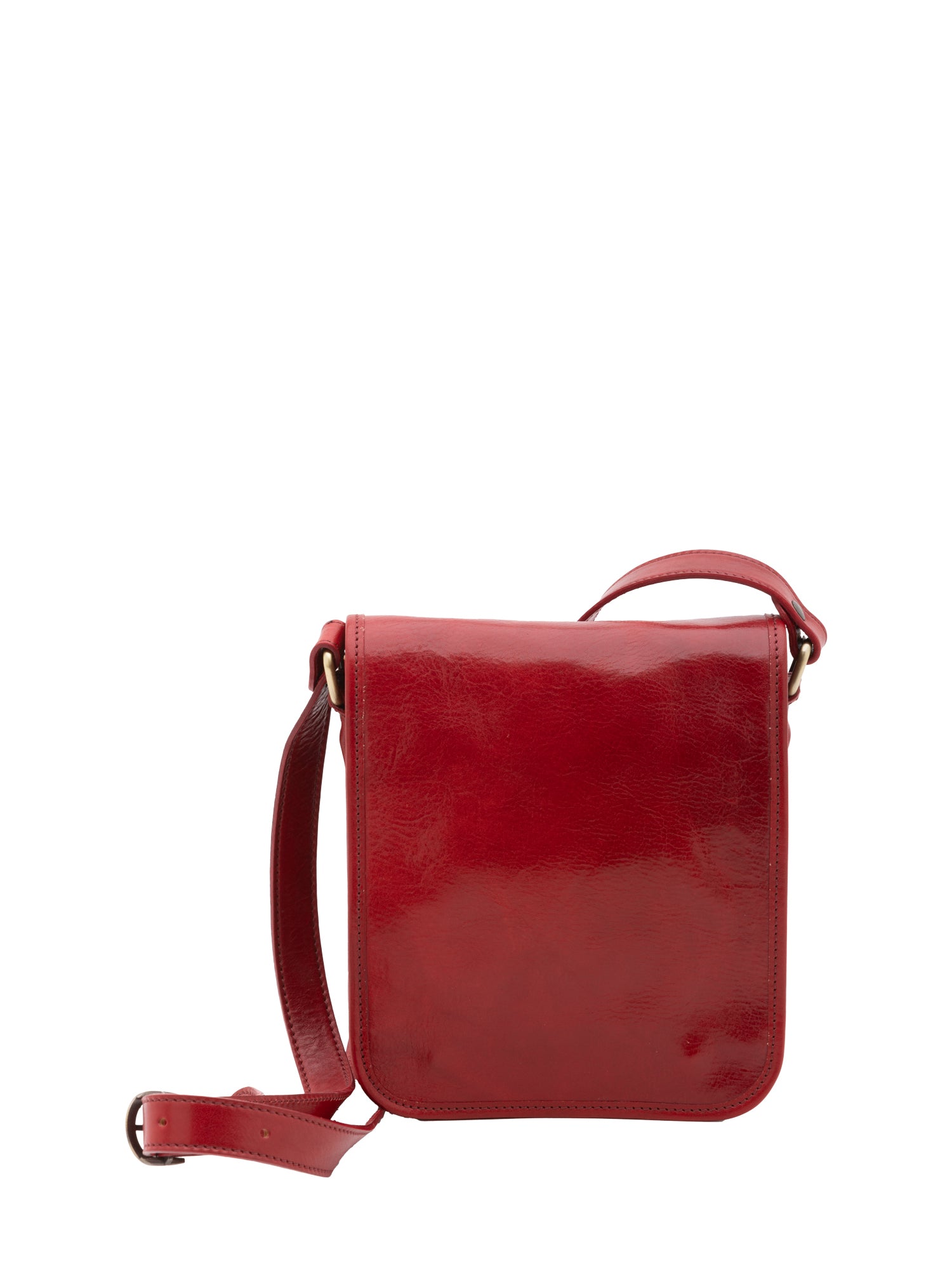 Crossbody bag I Fratelli Men Genuine leather -Verde Rosso