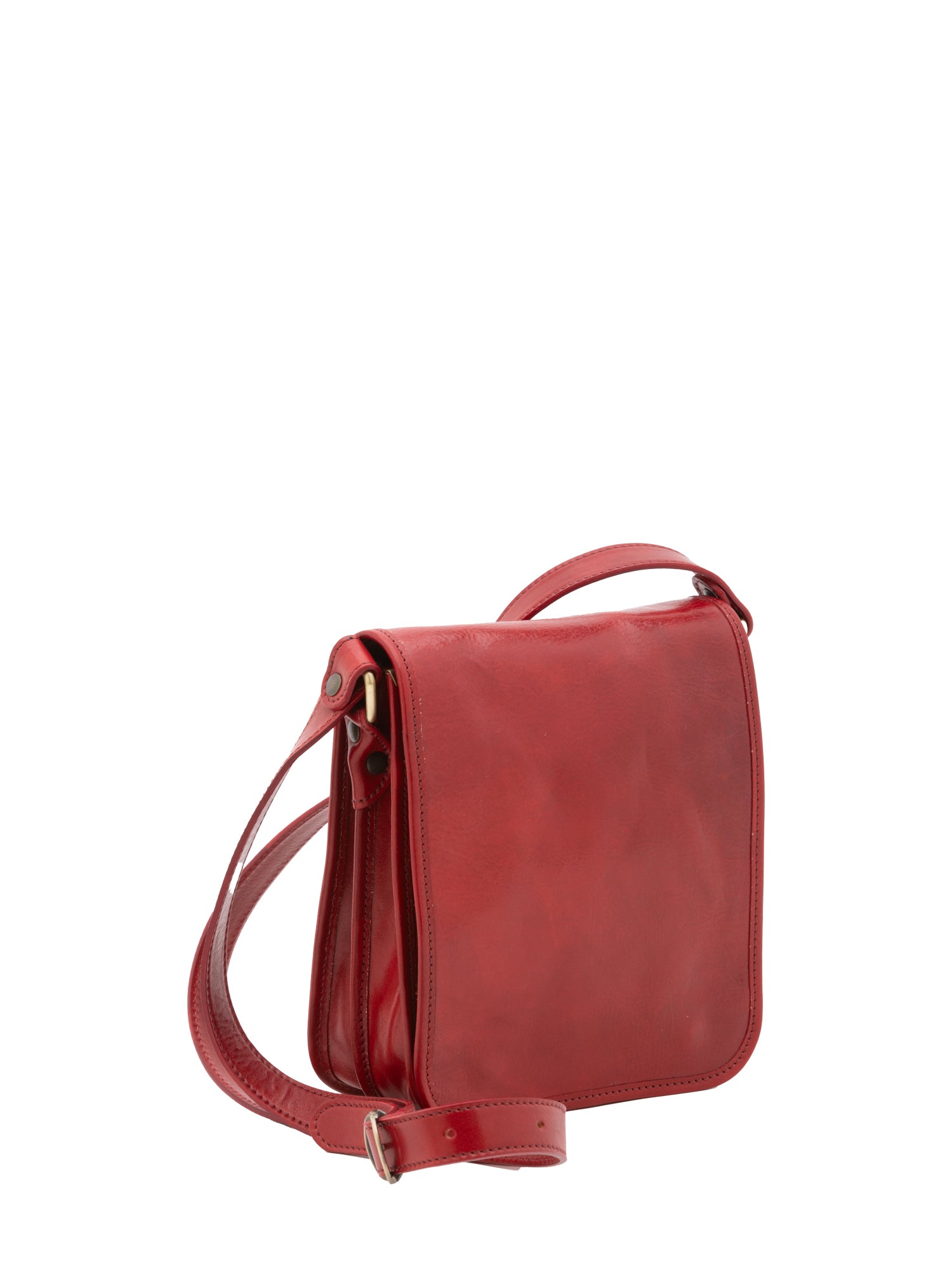 Crossbody bag I Fratelli Men Genuine leather -Verde Rosso