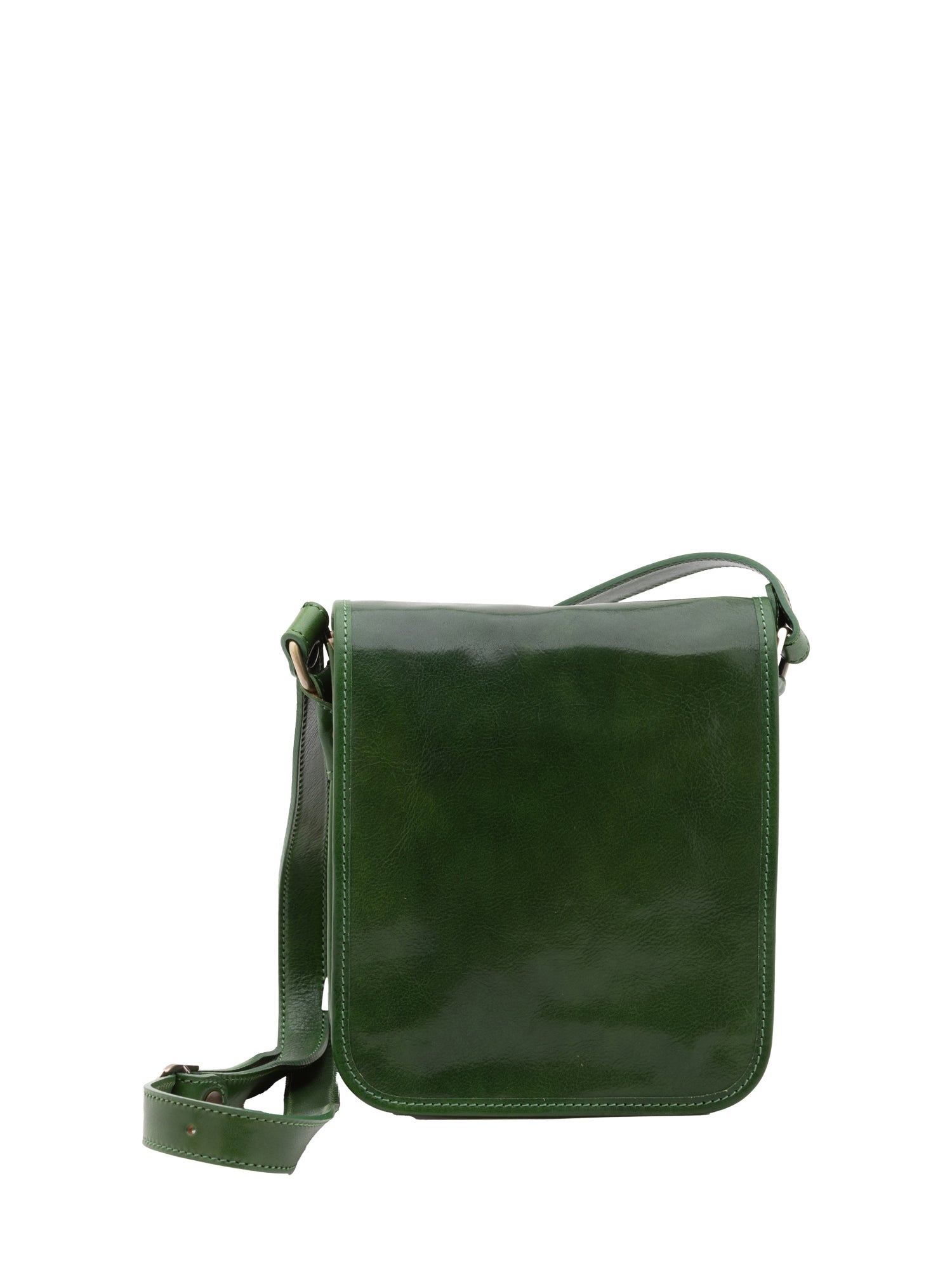 Crossbody bag I Fratelli Men Genuine leather -Verde Verde