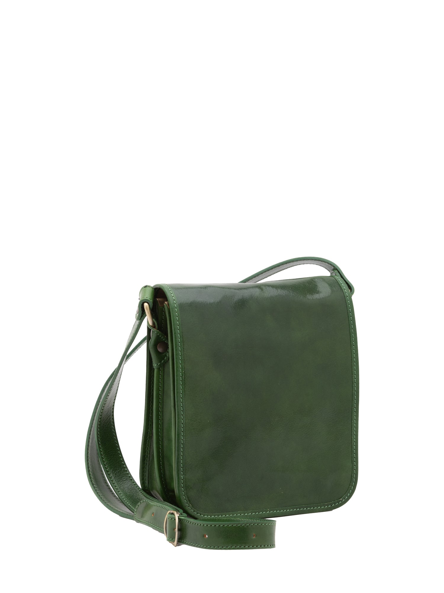 Crossbody bag I Fratelli Men Genuine leather -Verde Verde