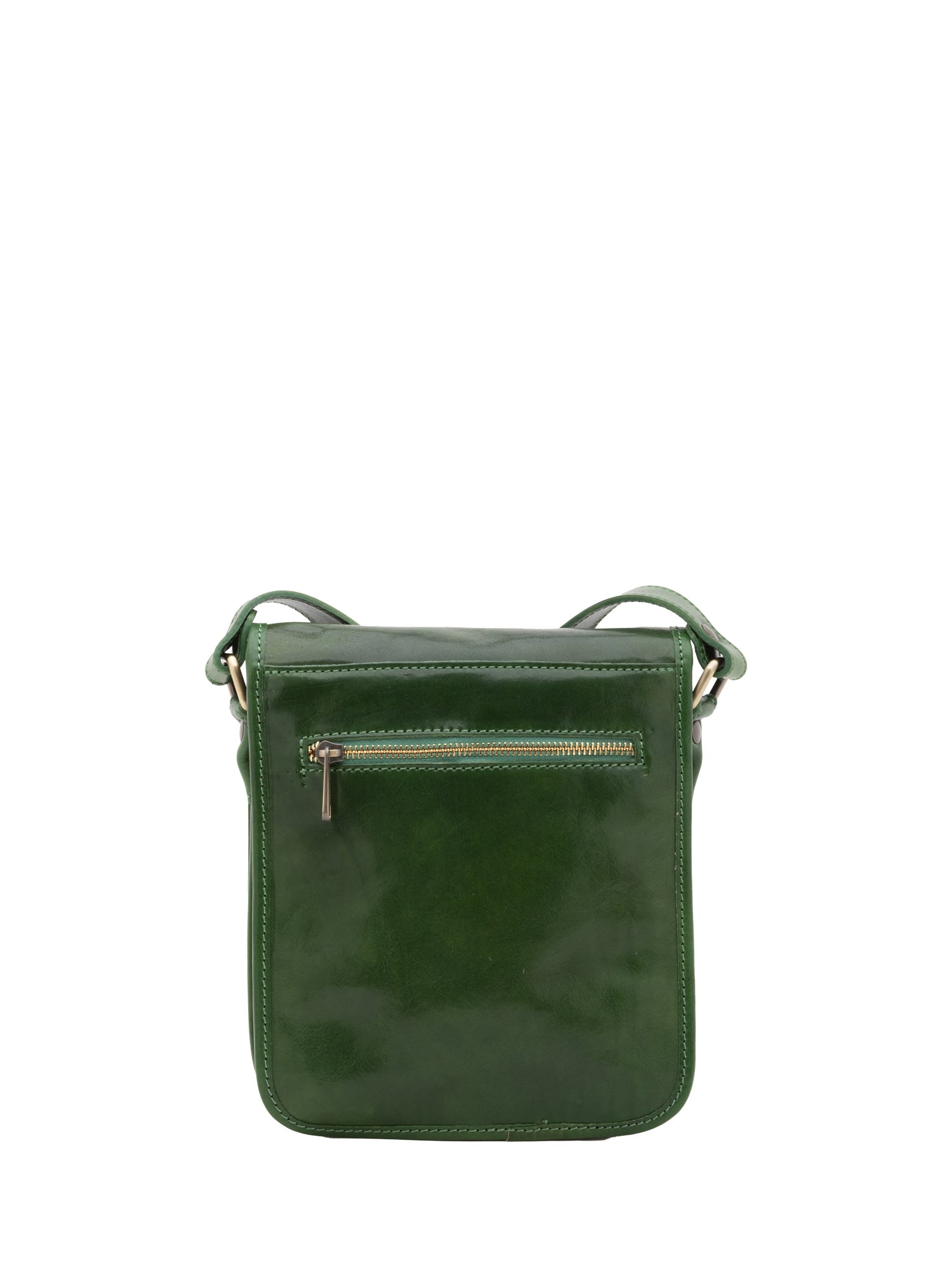 Crossbody bag I Fratelli Men Genuine leather -Verde Verde