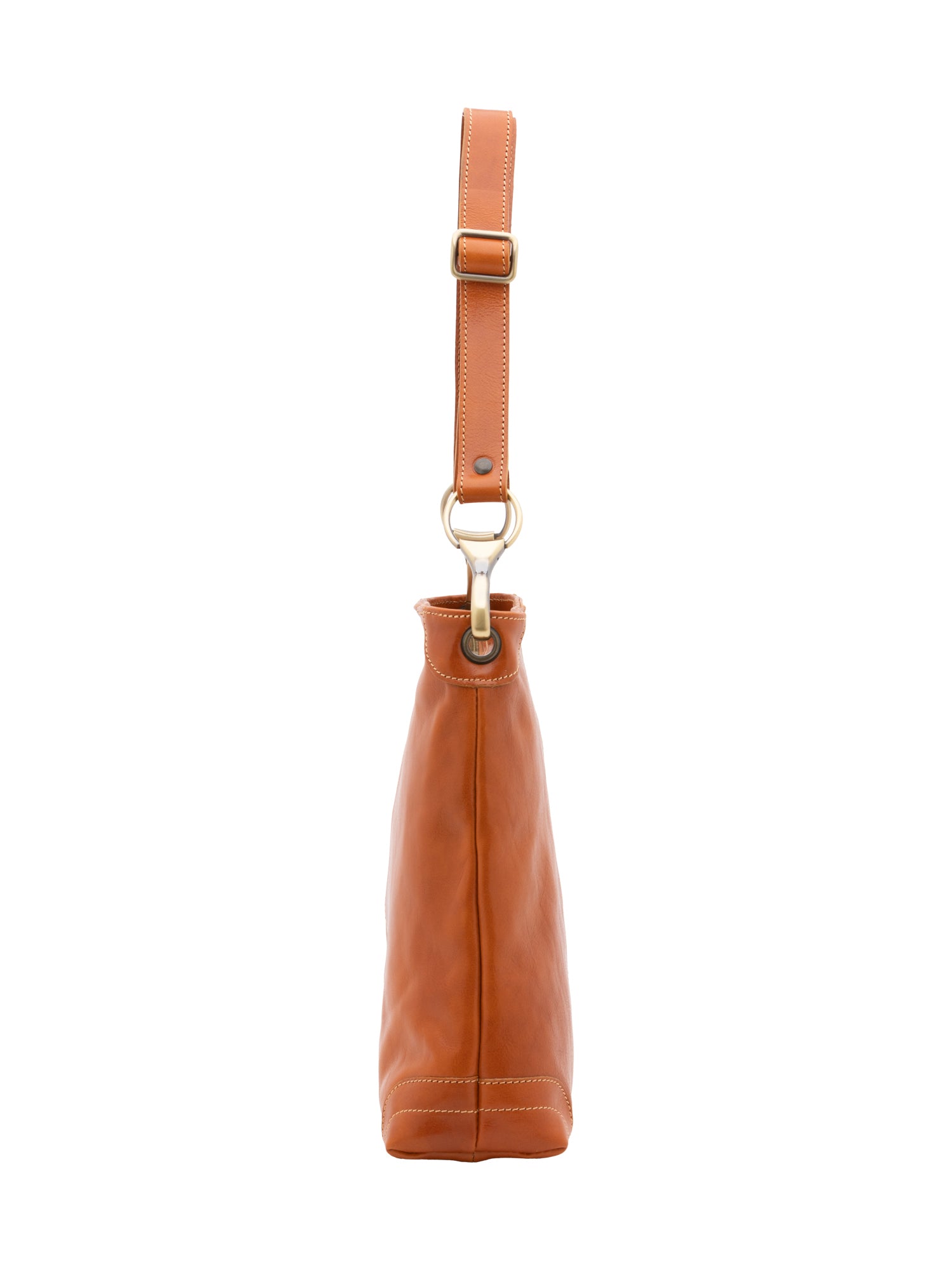 Shoulder Bag I Fratelli Women Genuine leather -Rosso Cognac