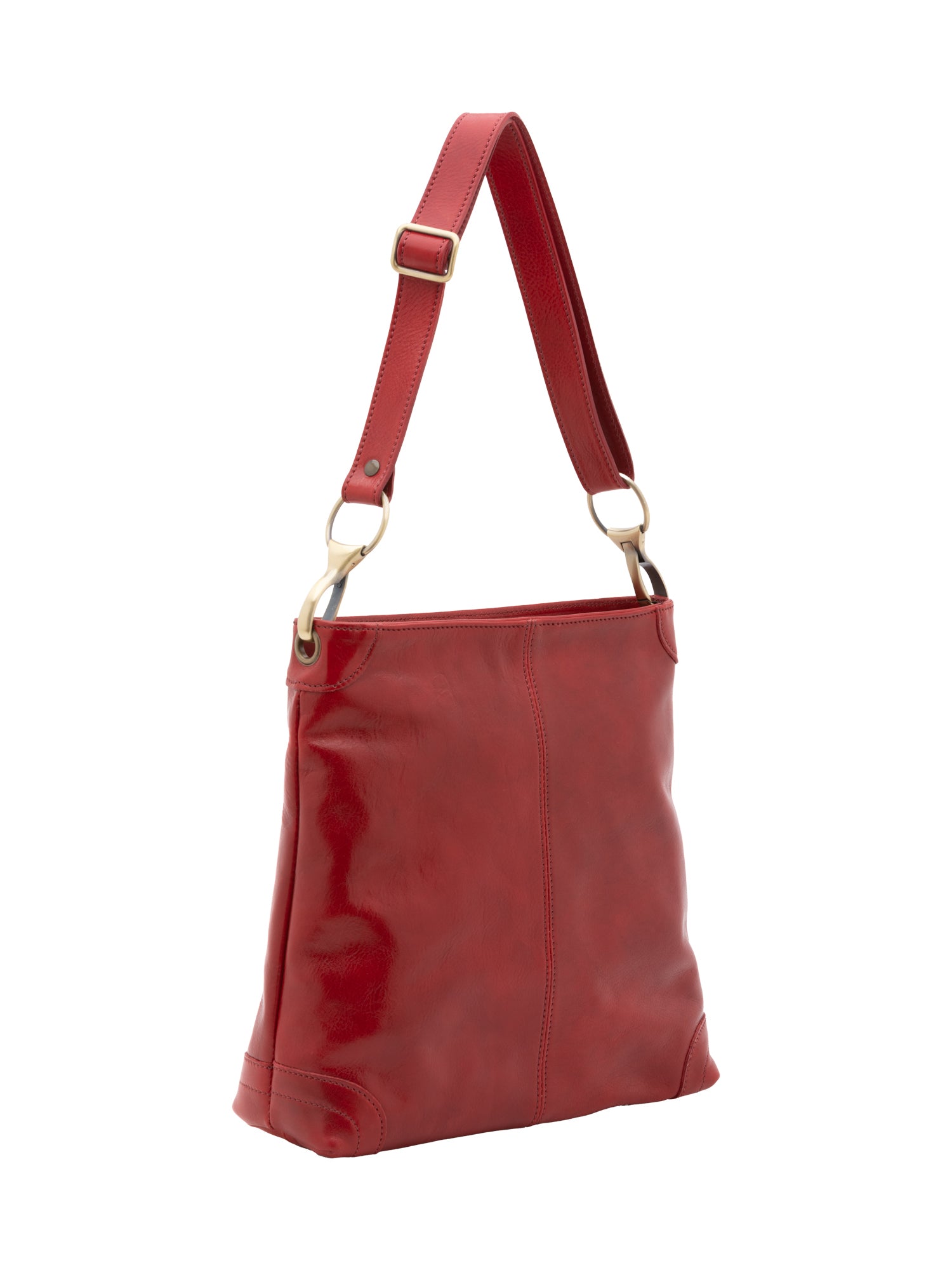 Shoulder Bag I Fratelli Women Genuine leather -Rosso Rosso