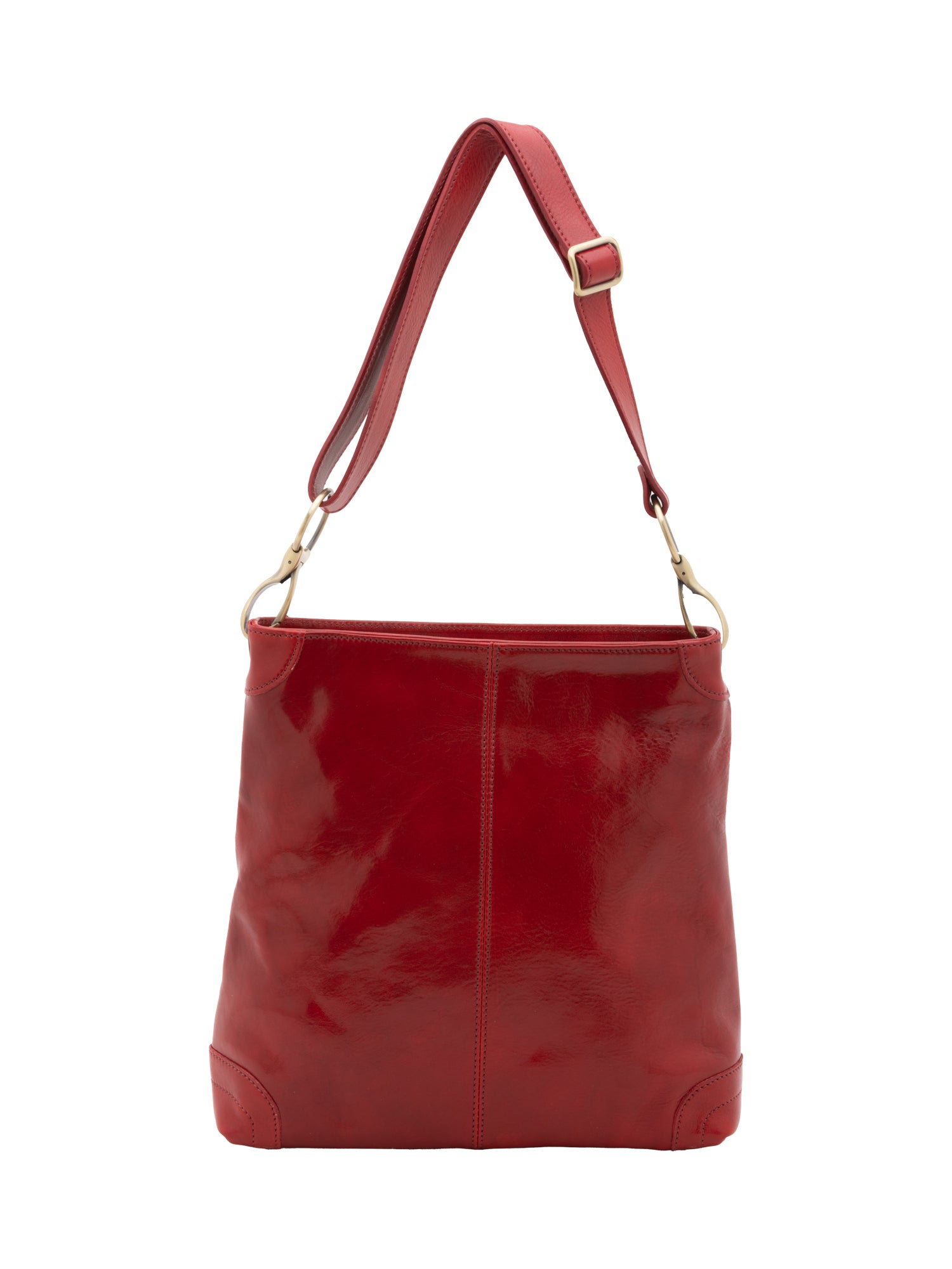 Shoulder Bag I Fratelli Women Genuine leather -Rosso Rosso