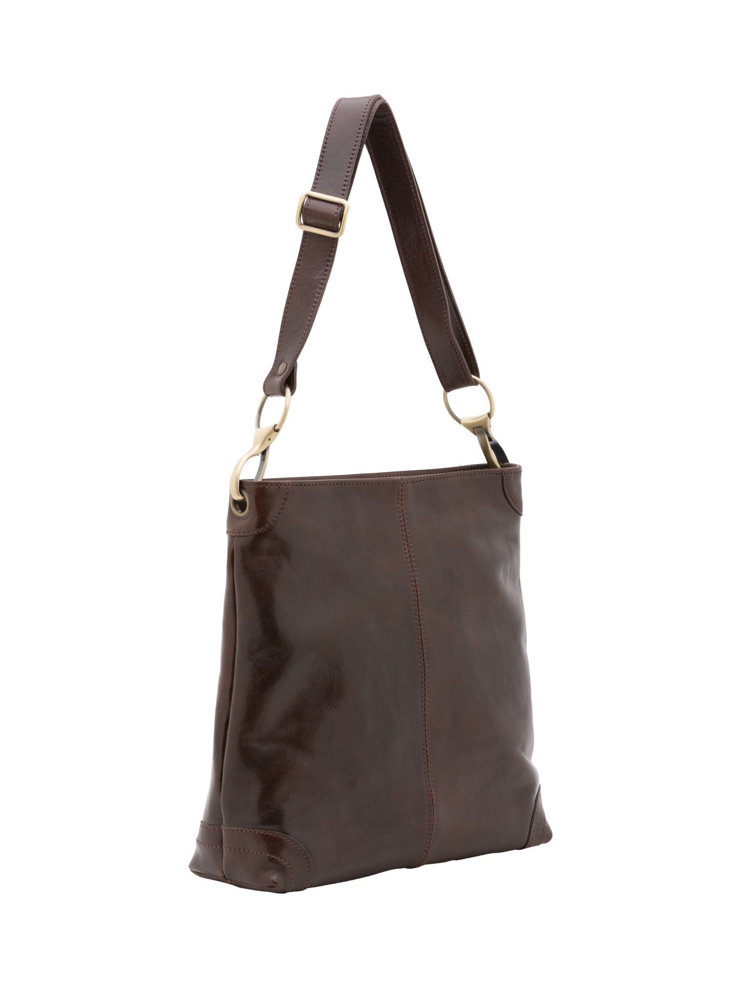 Shoulder Bag I Fratelli Women Genuine leather -Rosso Testa di moro