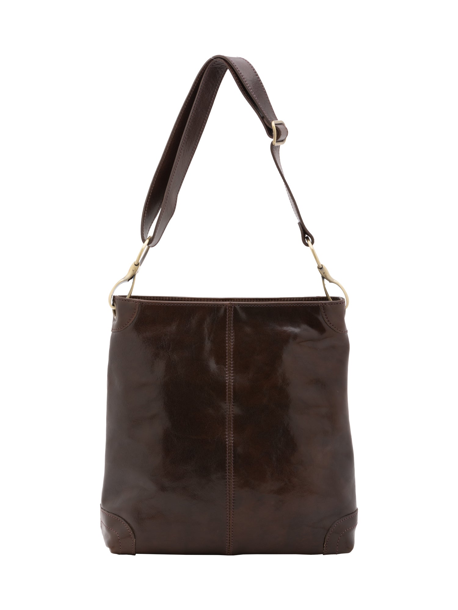 Shoulder Bag I Fratelli Women Genuine leather -Rosso Testa di moro