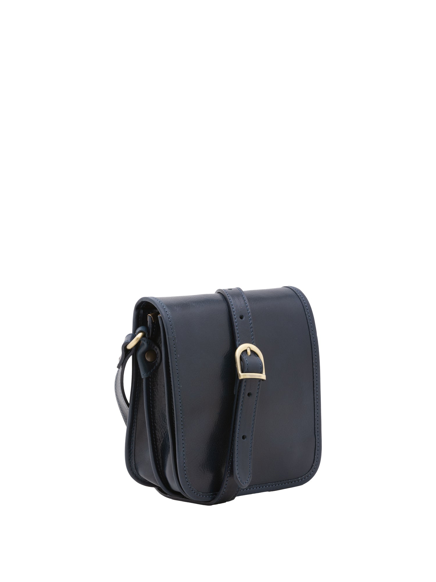 Crossbody bag I Fratelli Men Genuine leather -Senape Blu