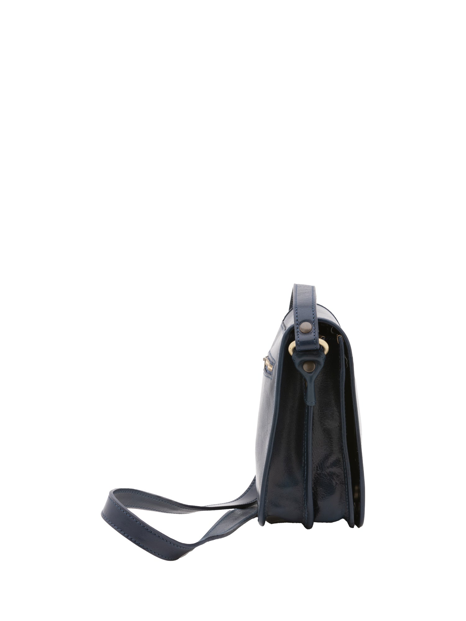 Crossbody bag I Fratelli Men Genuine leather -Senape Blu