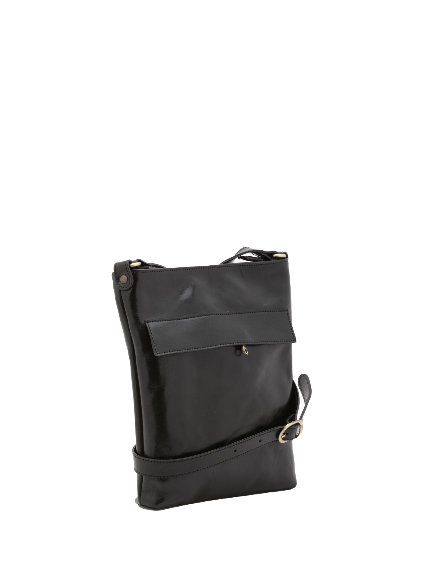 Crossbody bag I Fratelli Men Genuine leather -Nero Nero