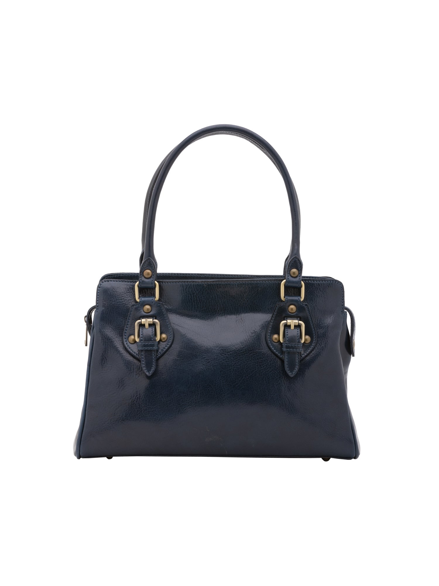 Handbag I Fratelli Women Genuine leather -Marrone Blu