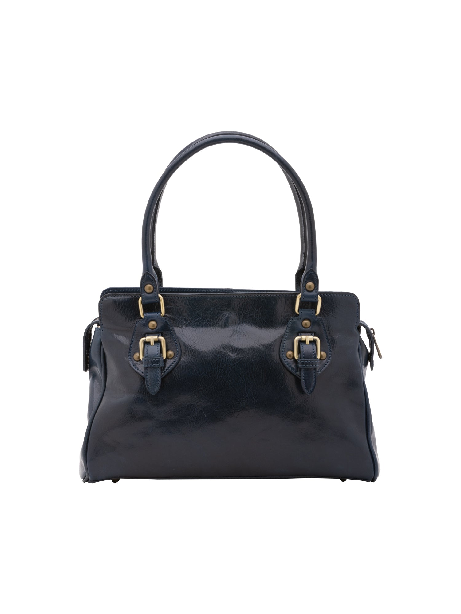 Handbag I Fratelli Women Genuine leather -Marrone Blu