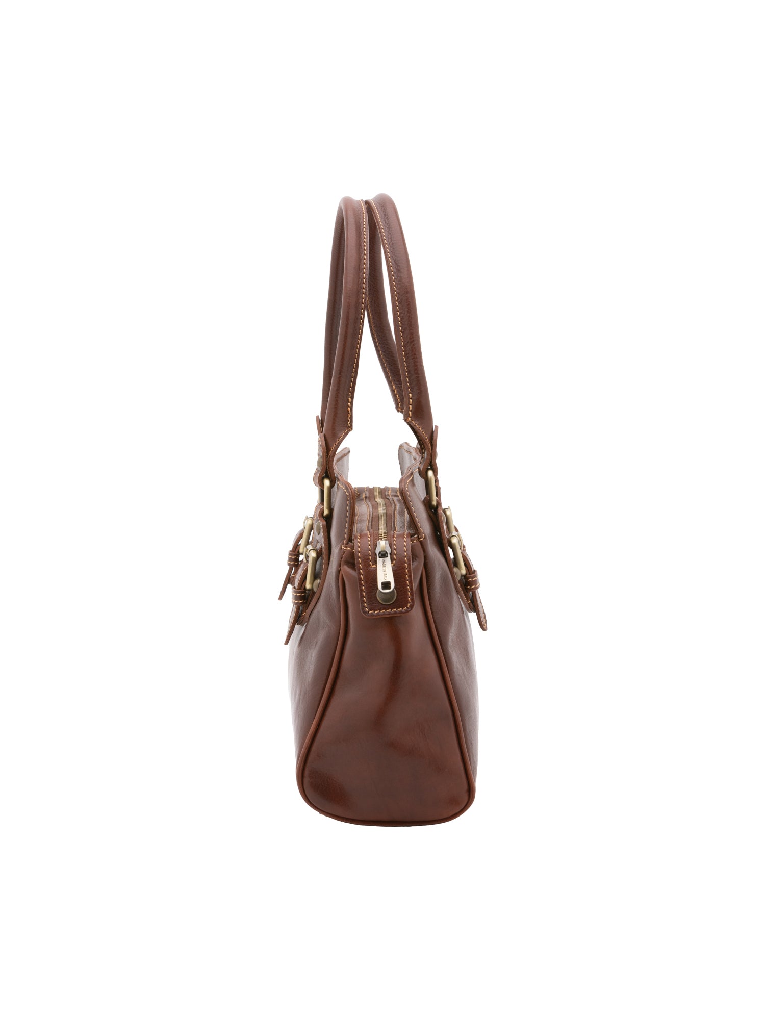Handbag I Fratelli Women Genuine leather -Marrone Marrone