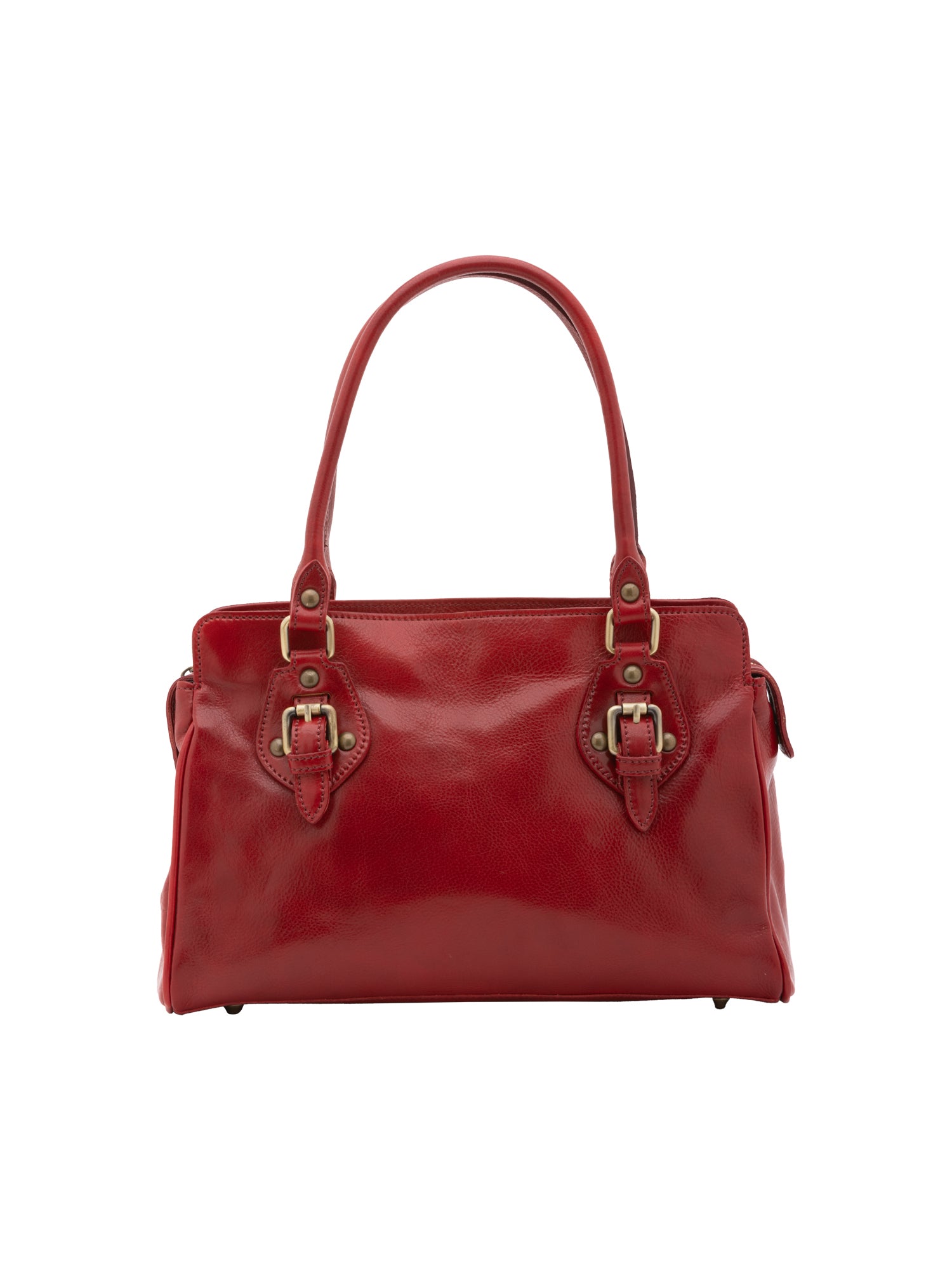 Handbag I Fratelli Women Genuine leather -Marrone Rosso
