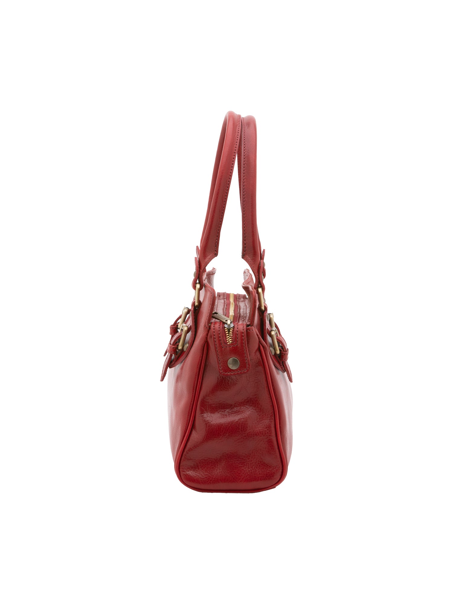 Handbag I Fratelli Women Genuine leather -Marrone Rosso