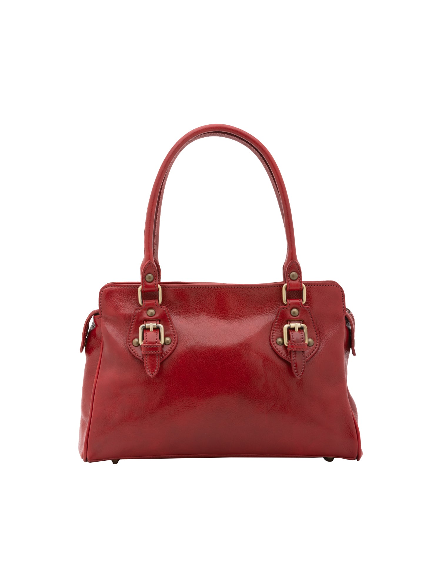 Handbag I Fratelli Women Genuine leather -Marrone Rosso