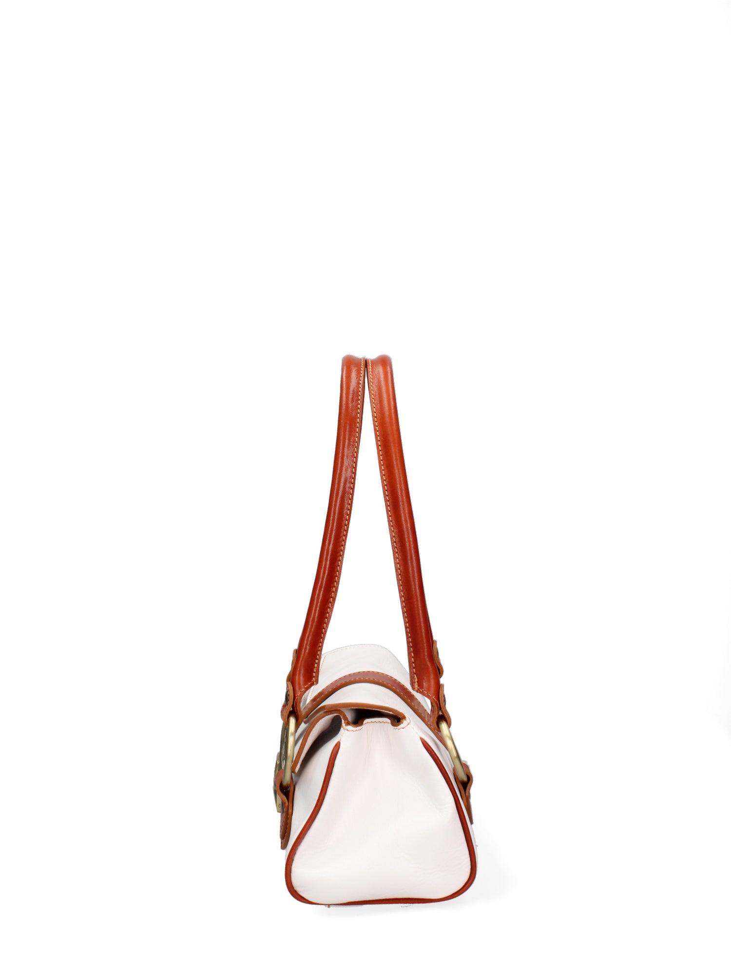 Bowler bag I Fratelli Women Genuine leather -Verde Bianco