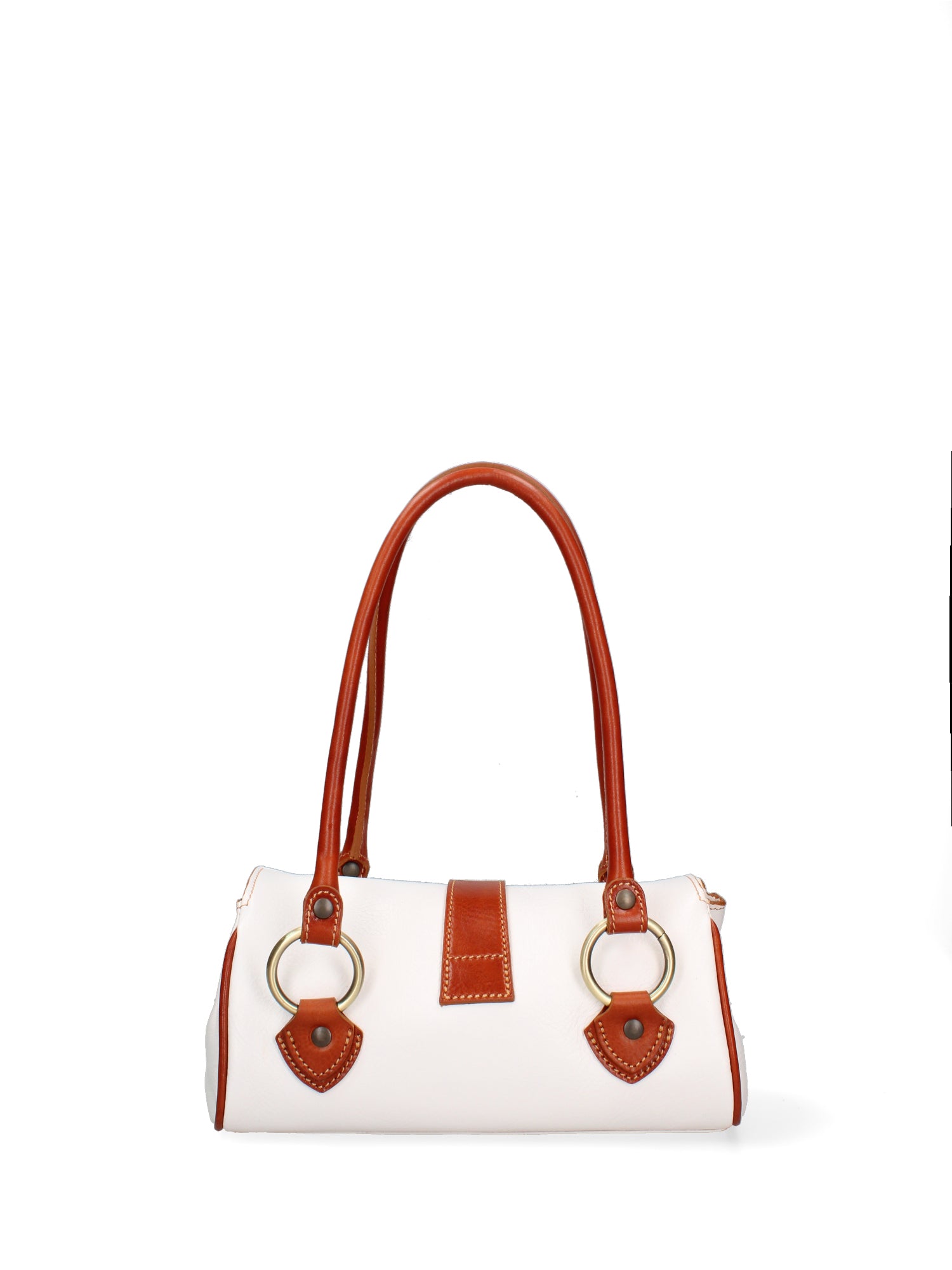 Bowler bag I Fratelli Women Genuine leather -Verde Bianco