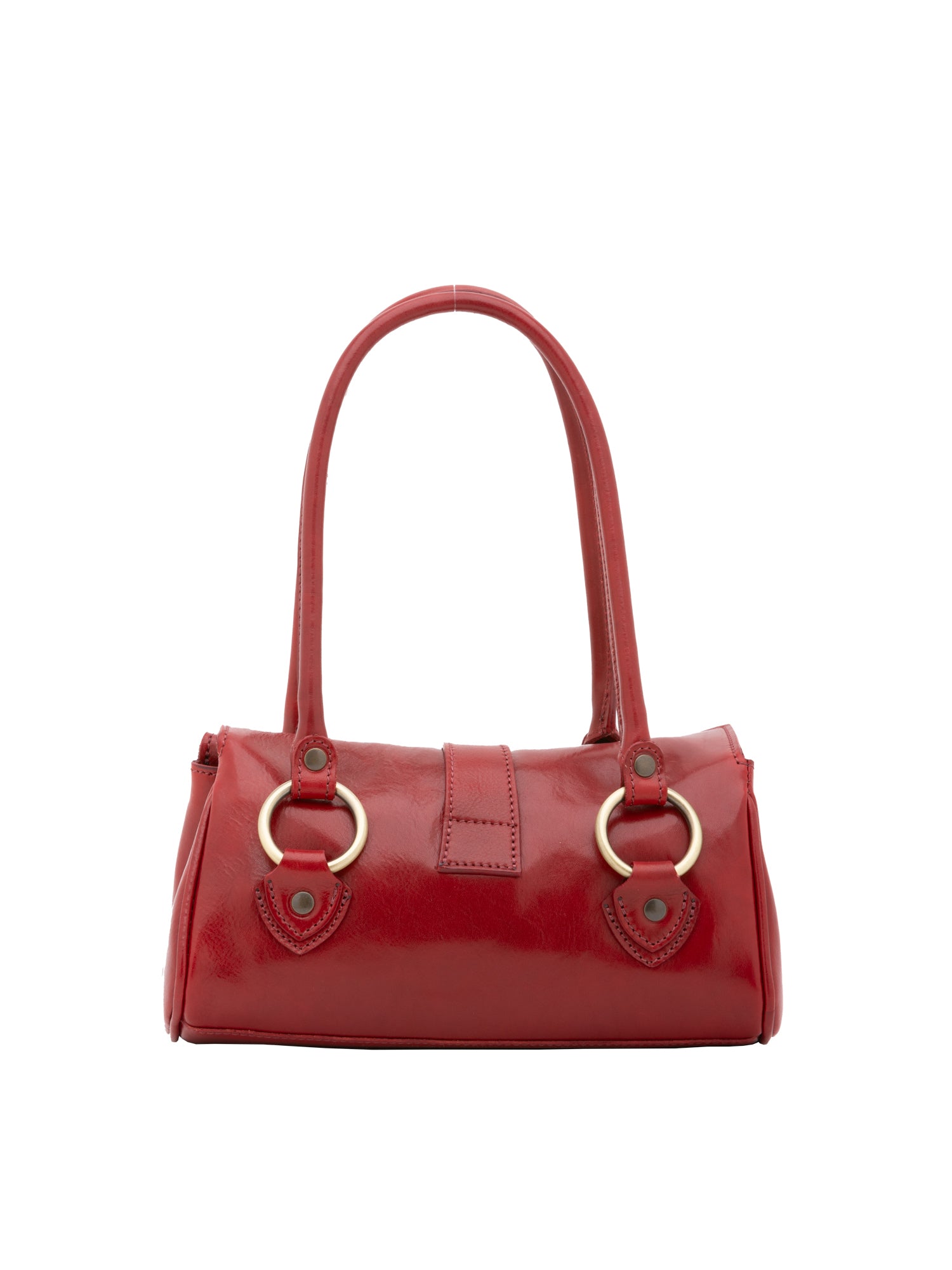 Bowler bag I Fratelli Women Genuine leather -Verde Rosso