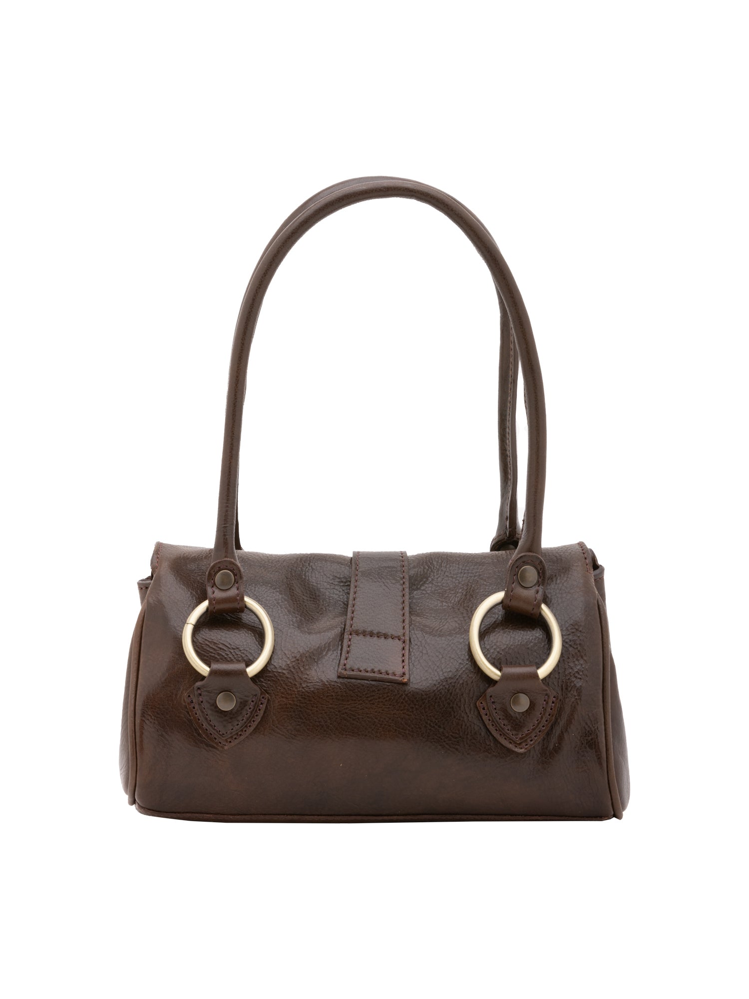 Bowler bag I Fratelli Women Genuine leather -Verde Testa di moro