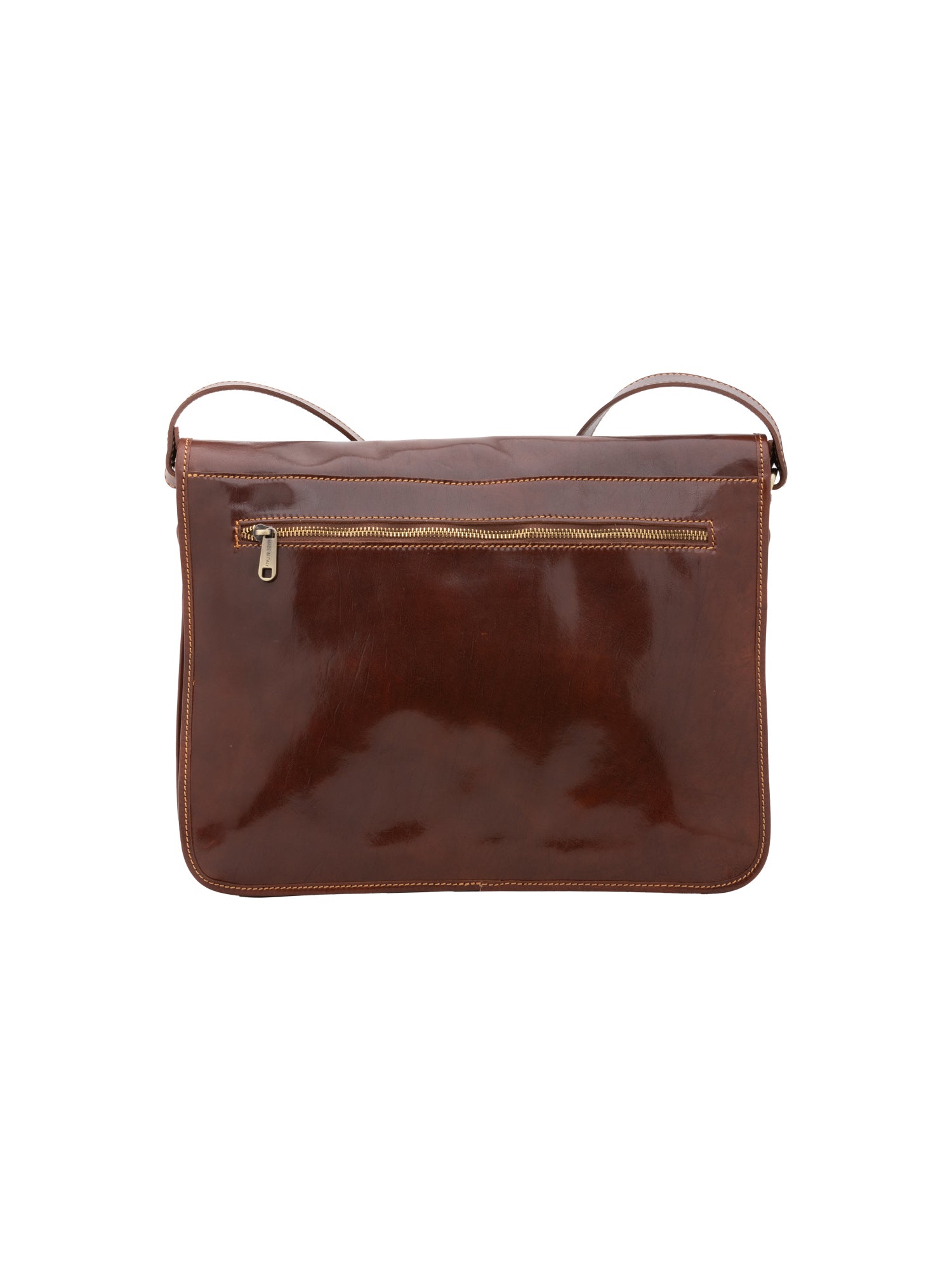 Crossbody bag I Fratelli Men Genuine leather -Marrone Marrone