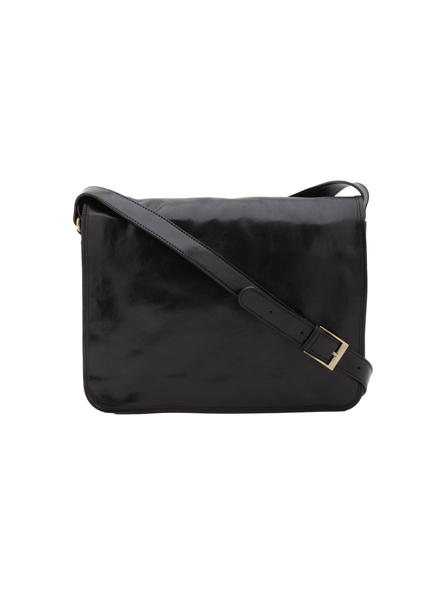Crossbody bag I Fratelli Men Genuine leather -Marrone Nero