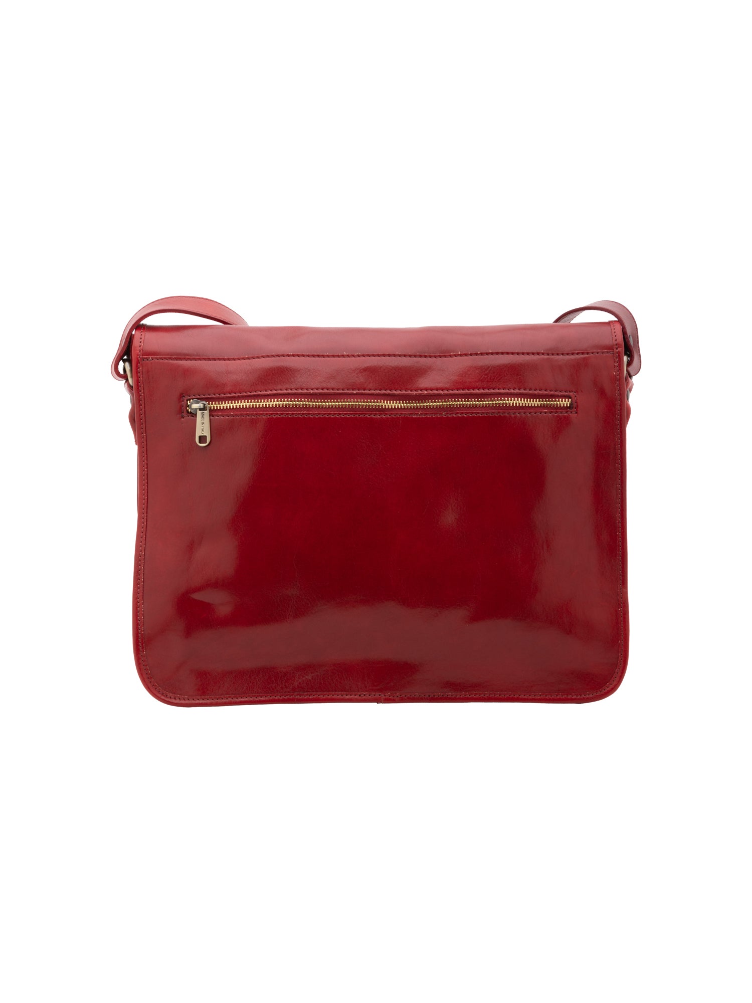 Crossbody bag I Fratelli Men Genuine leather -Marrone Rosso