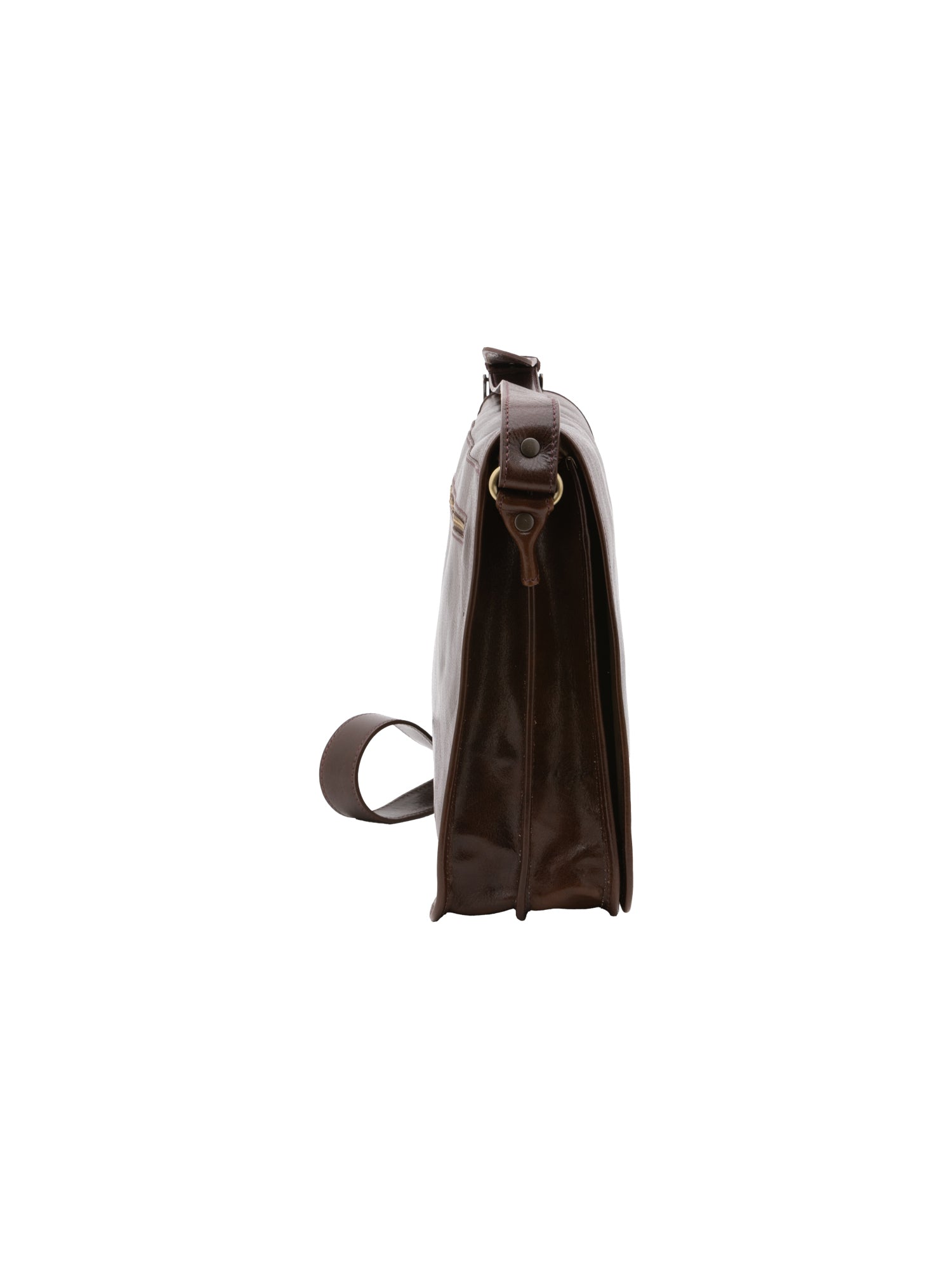 Crossbody bag I Fratelli Men Genuine leather -Marrone Testa di moro